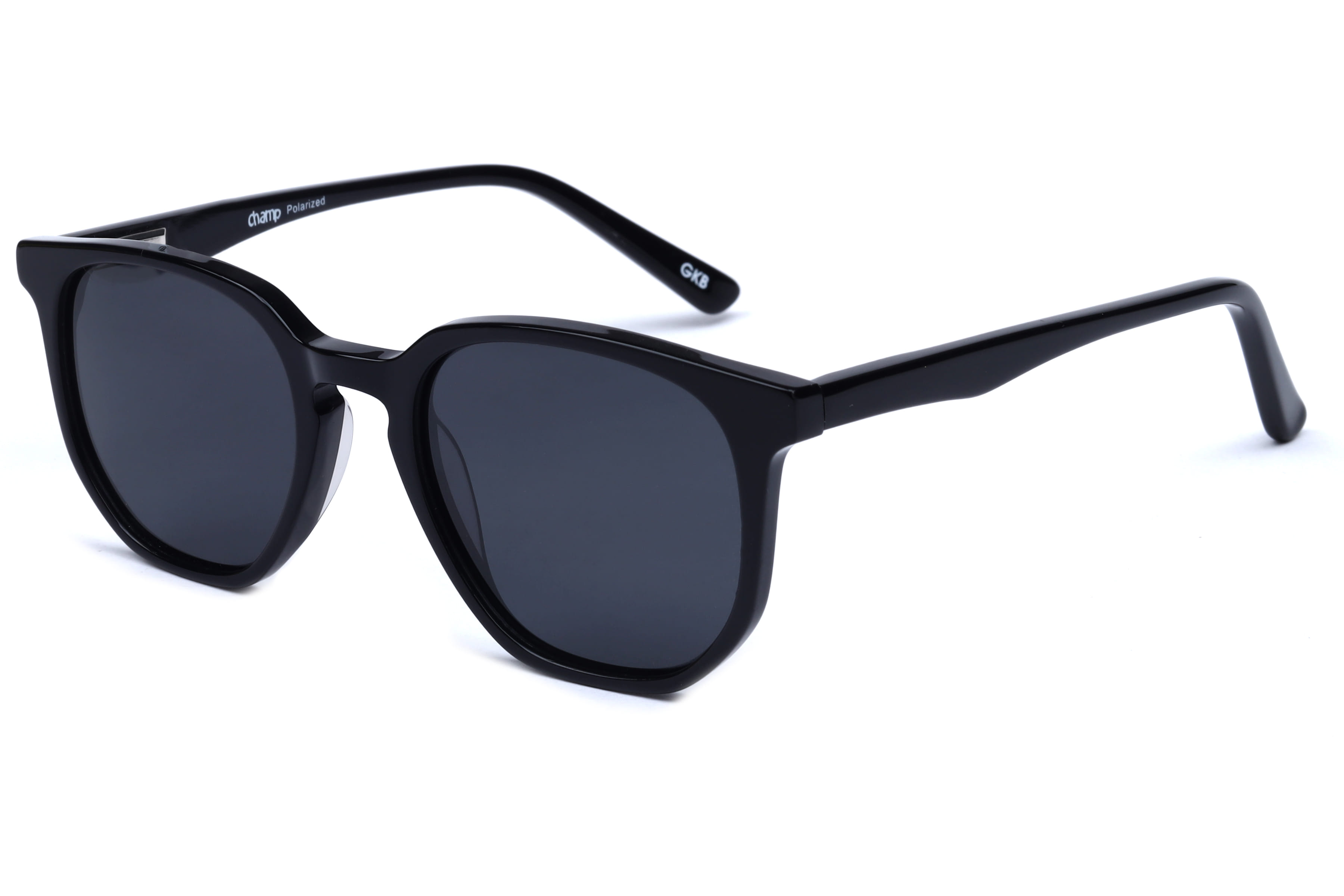 Champ 2109 Sunglass Black Kids Full Shell Sunglass — Black frame — view 1