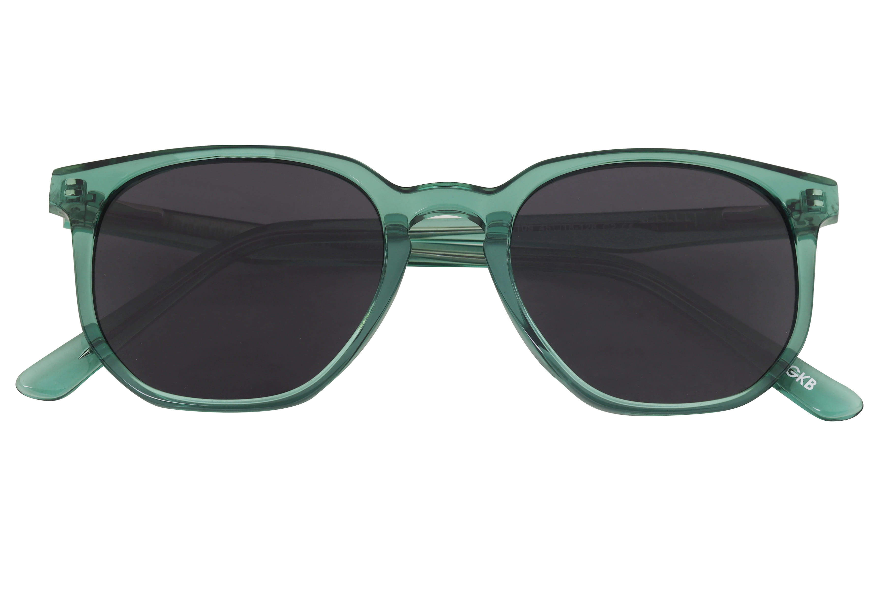 Champ 2109 Sunglass Transparent Green Kids Full Shell Sunglass — Transparent Green frame — view 3
