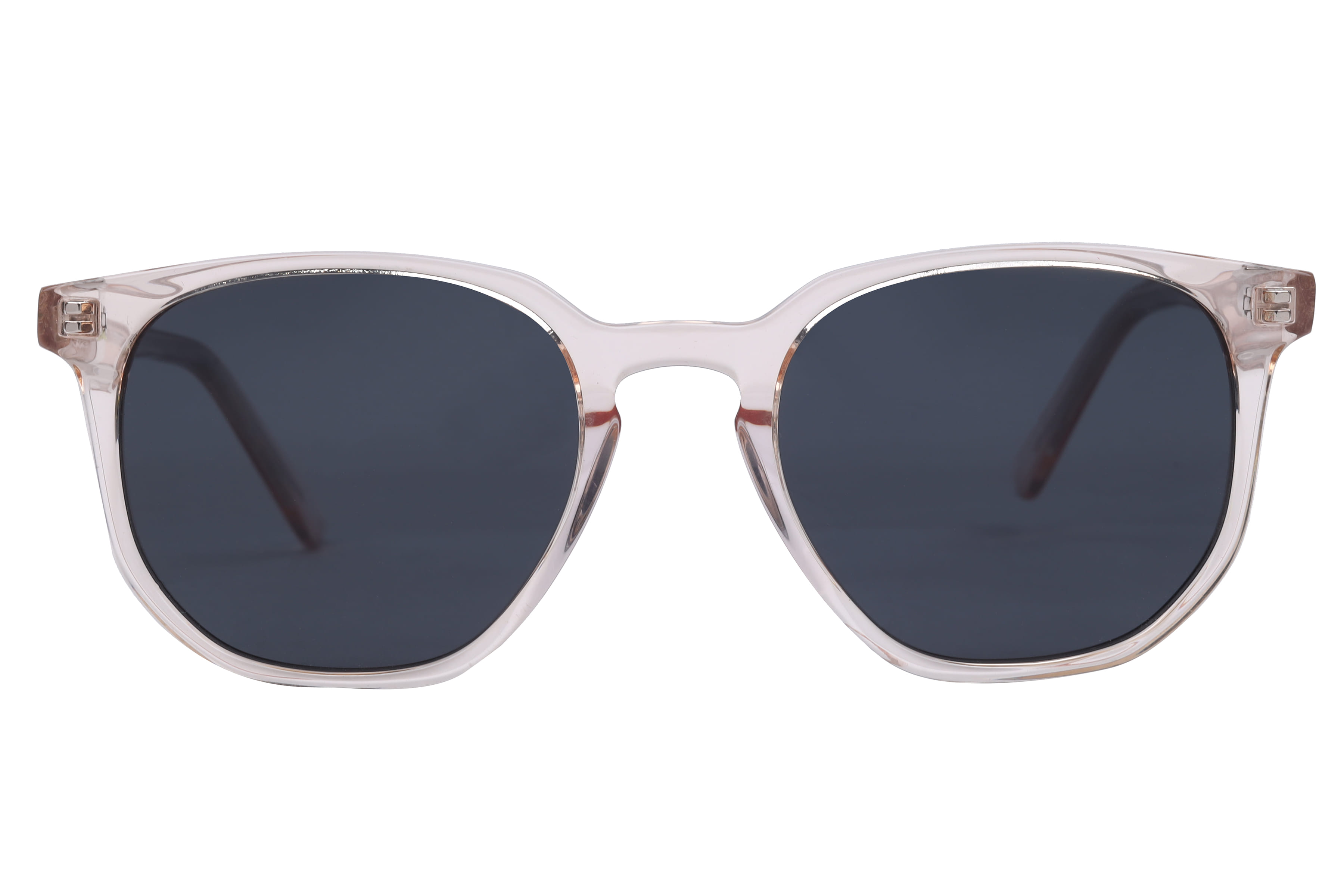 Champ 2109 Sunglass Transparent Pink Kids Full Shell Sunglass — Transparent Pink frame — view 2