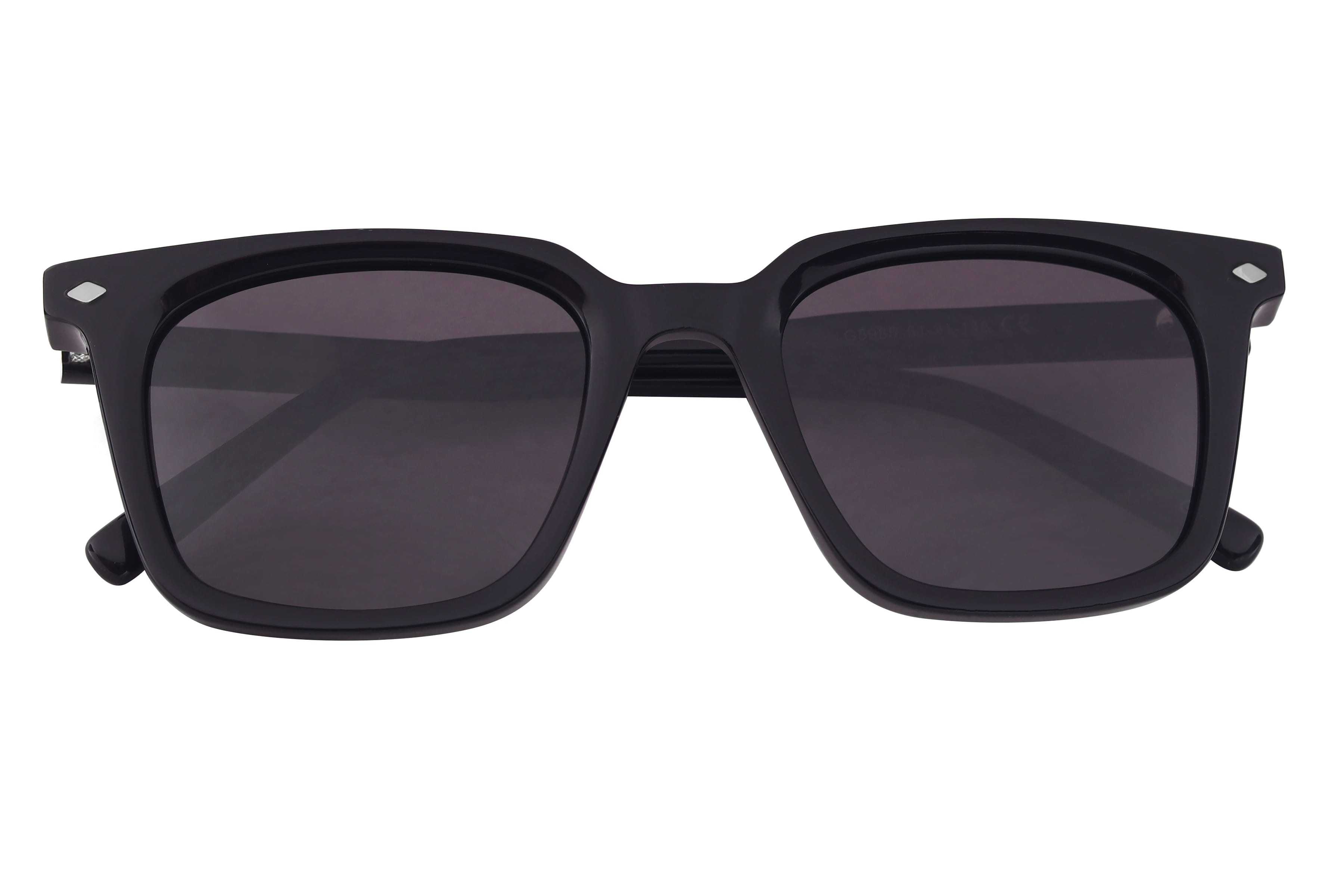 Inspira G5985 Sunglass Black Male Full Shell Sunglass — Black frame — view 3