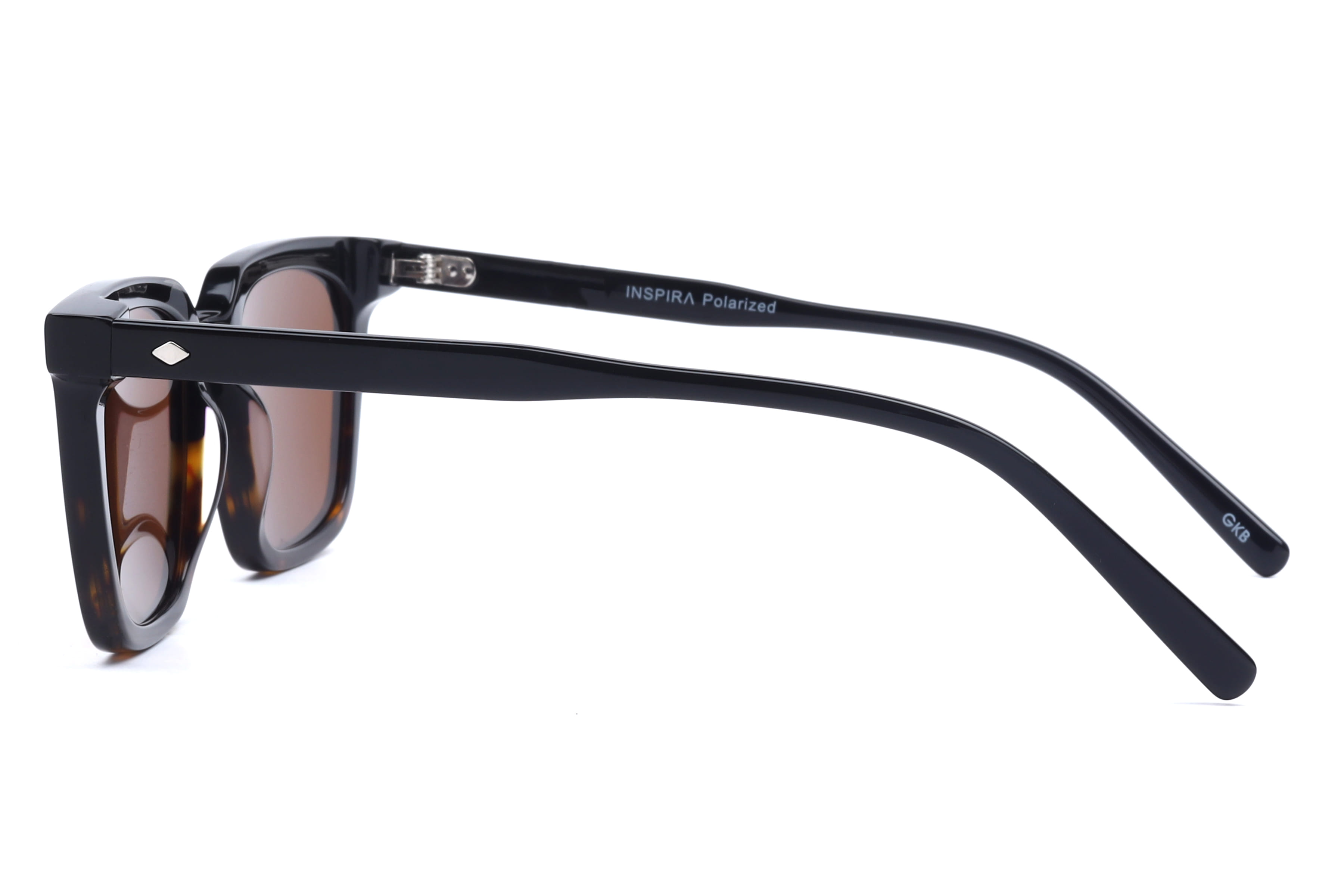 Inspira G5985 Sunglass Havana Male Full Shell Sunglass — Havana frame — view 2