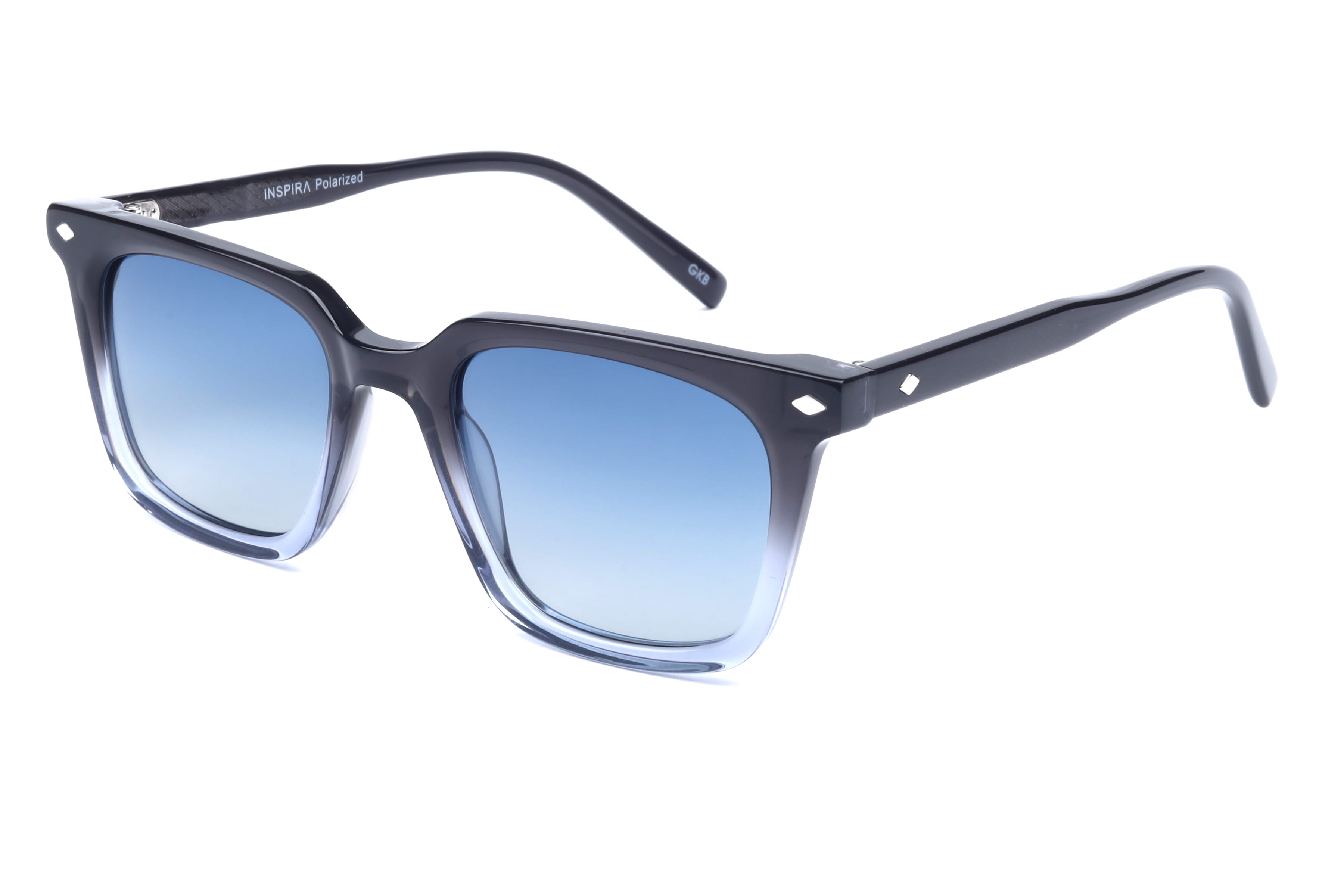Inspira G5985 Sunglass Grey Male Full Shell Sunglass — Grey frame — view 1