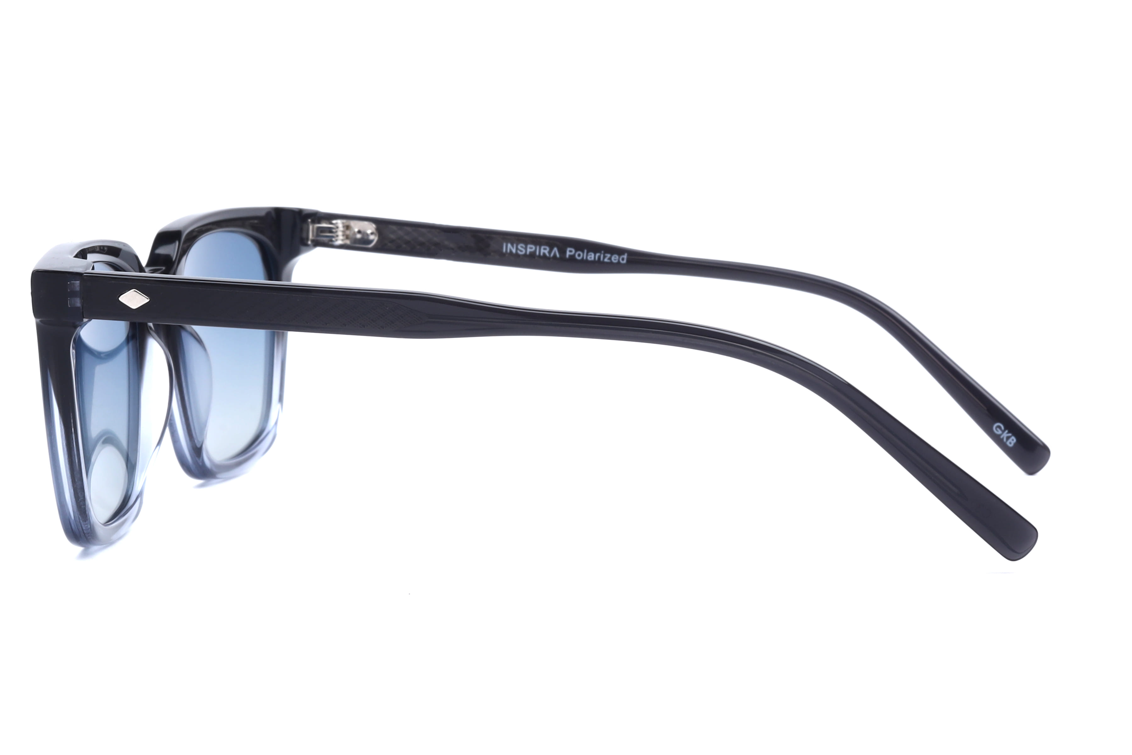 Inspira G5985 Sunglass Grey Male Full Shell Sunglass — Grey frame — view 3