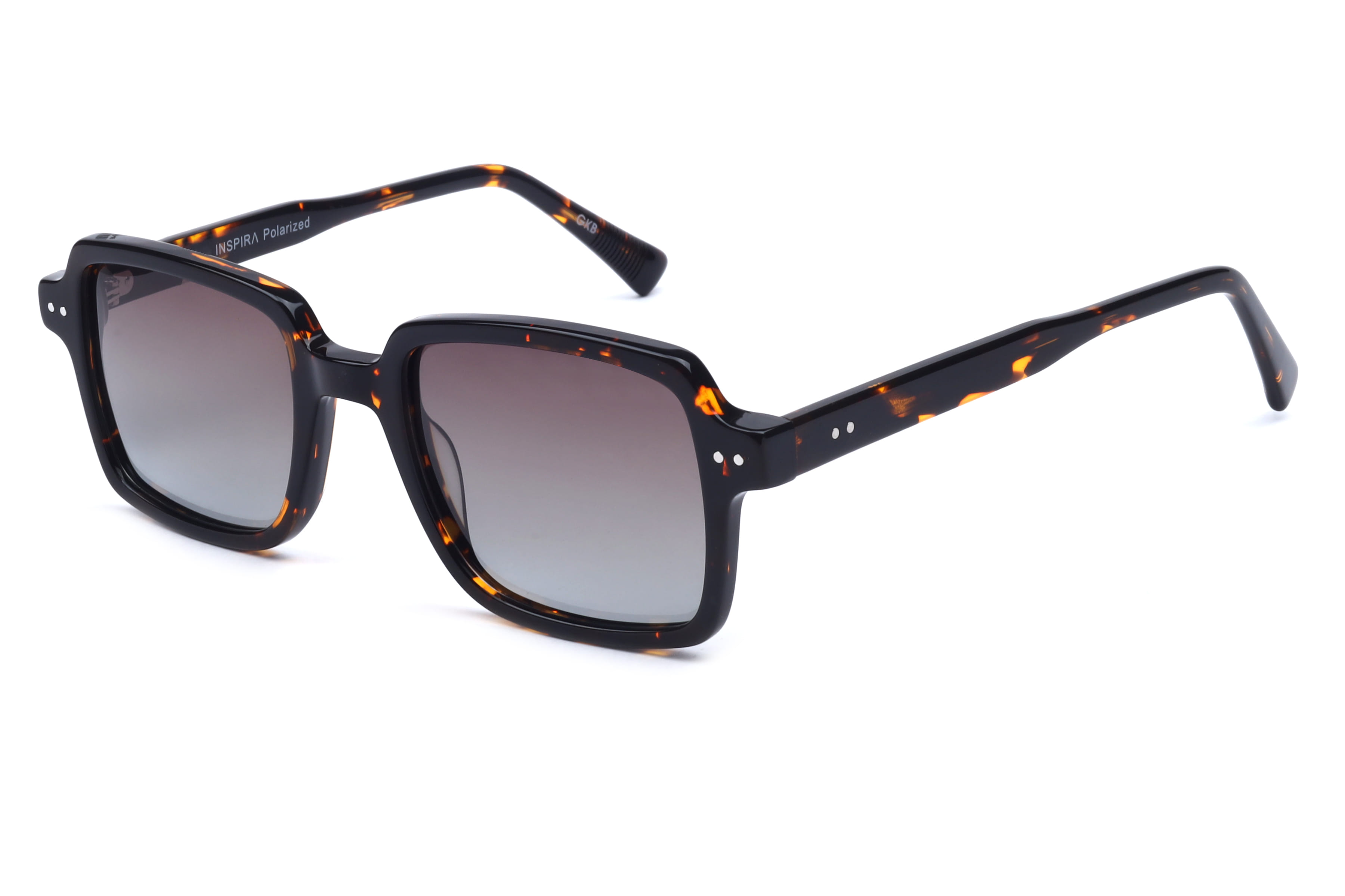 Inspira CO1060 Sunglass Havana Male Full Shell Sunglass — Havana frame — view 1