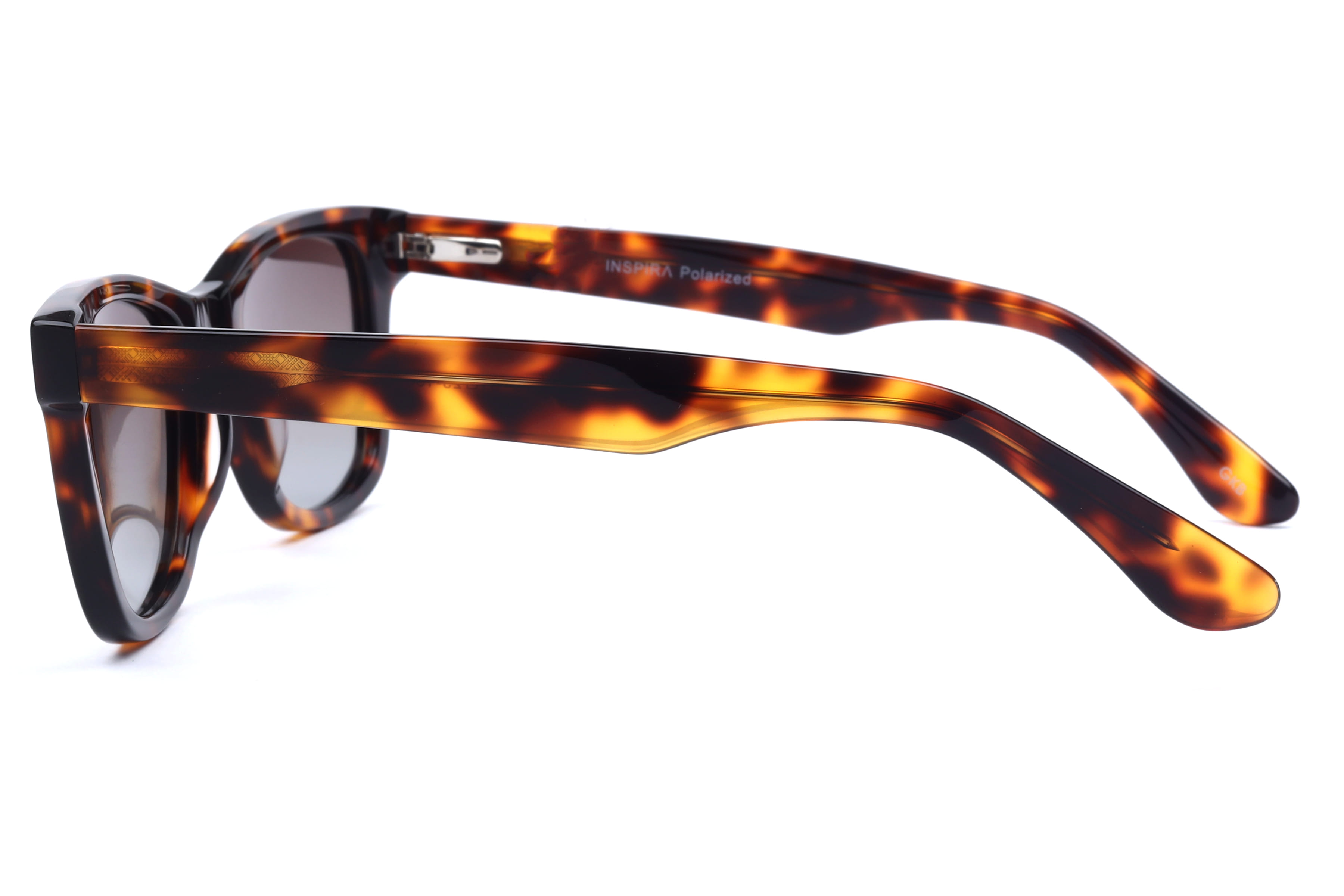 Inspira CO1018 Sunglass Havana Male Full Shell Sunglass — Havana frame — view 3