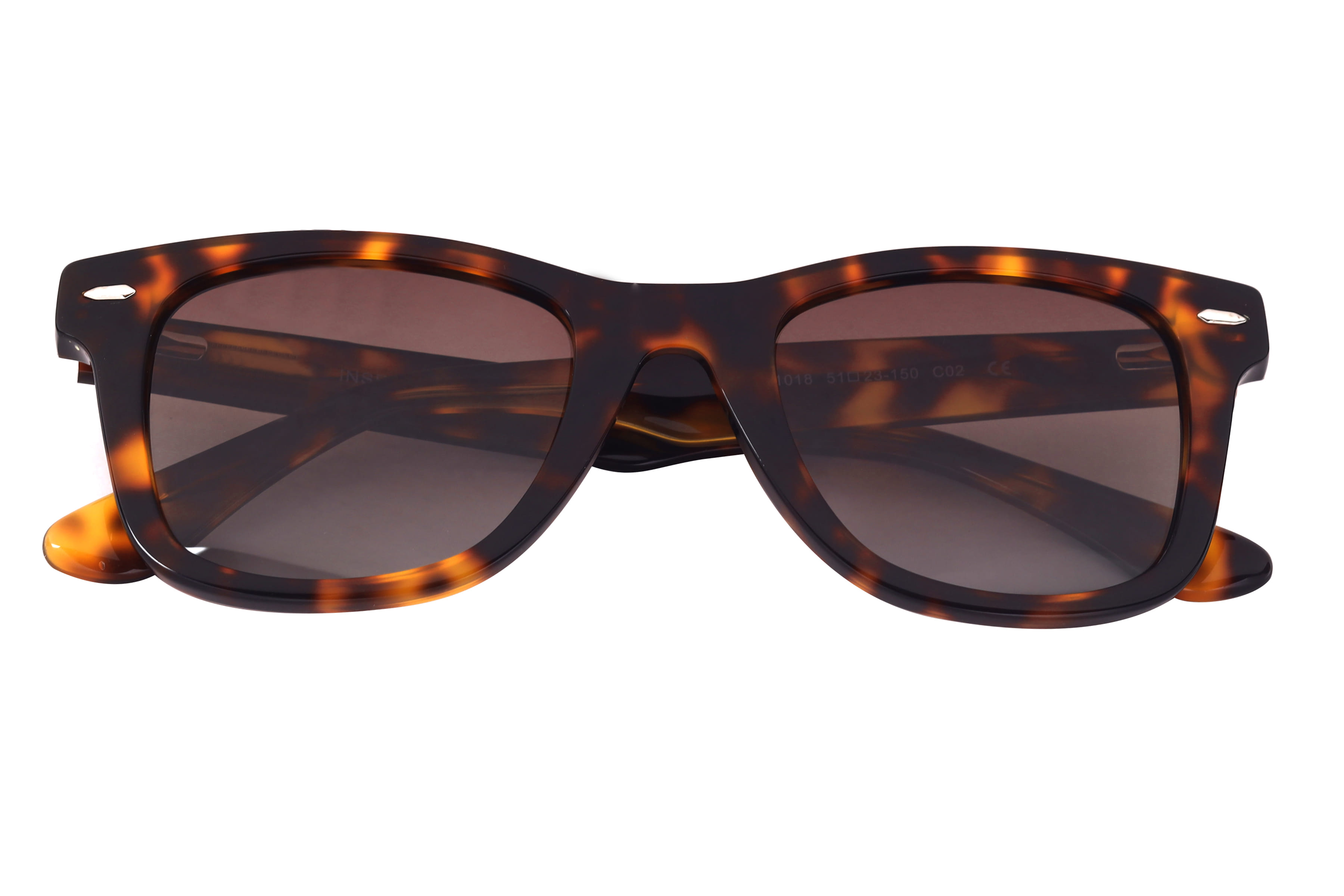Inspira CO1018 Sunglass Havana Male Full Shell Sunglass — Havana frame — view 4