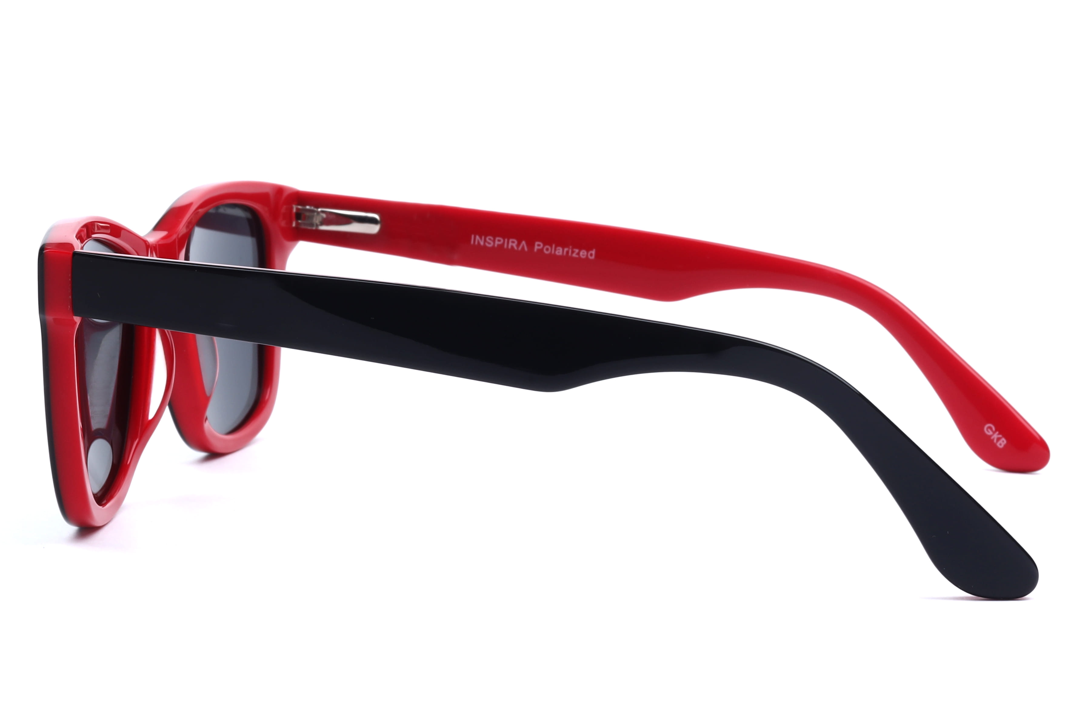 Inspira CI1018 Sunglass Black Male Full Shell Sunglass — Black frame — view 2