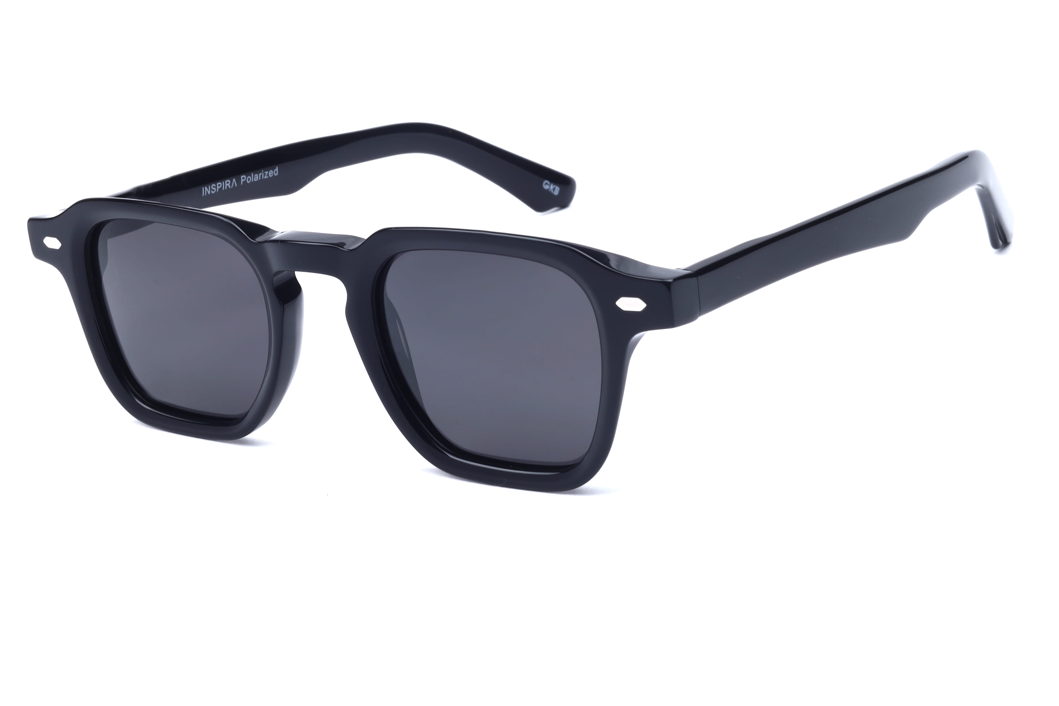 Inspira G5959 Sunglass Black Male Full Shell Sunglass — Black frame — view 1