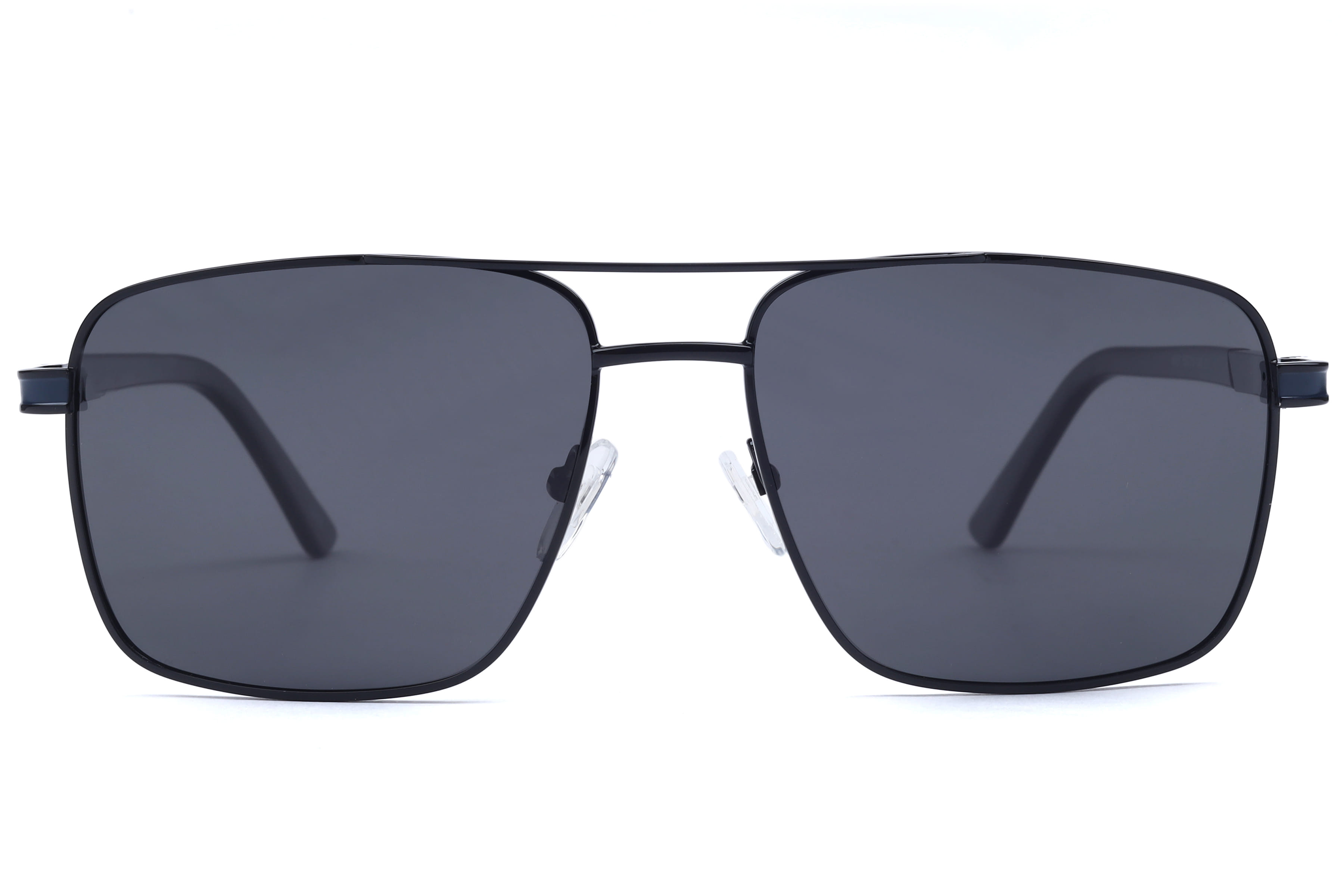 Inspira 6387 Sunglass Black Male Full Metal — Black frame
