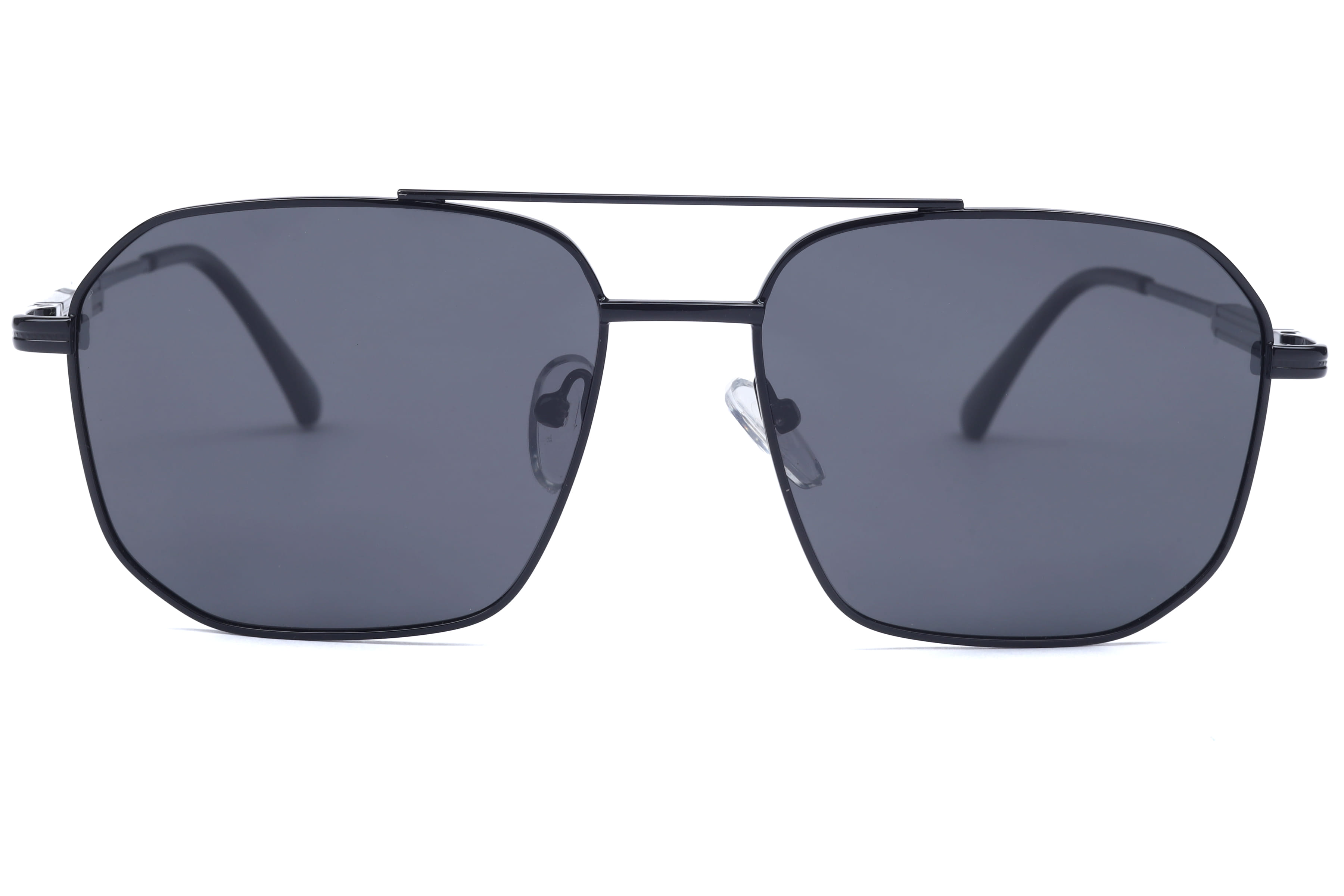 Inspira 6402 Sunglass Black Male Full Metal — Black frame