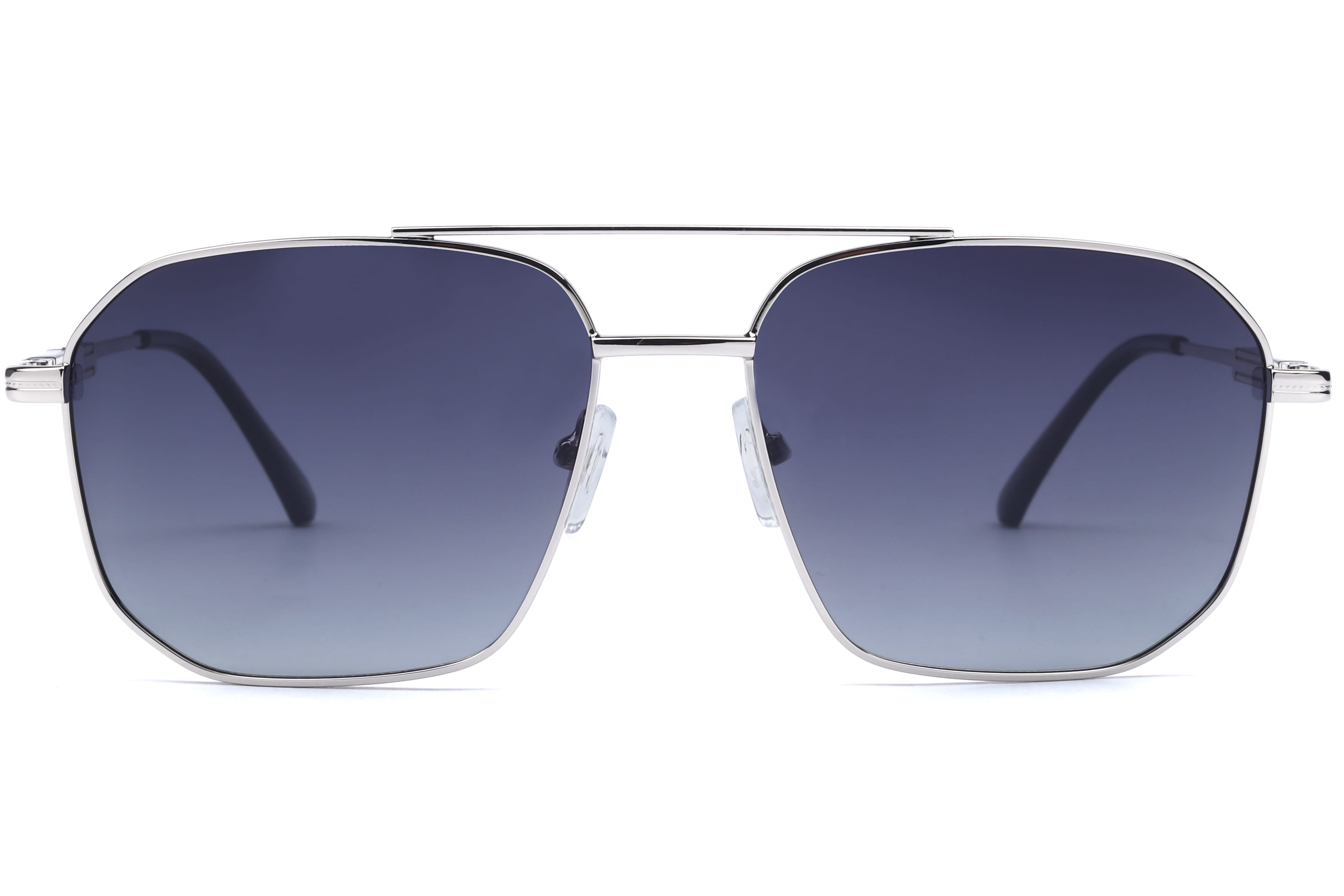 Inspira 6402 Sunglass Silver Male Full Metal — Silver frame