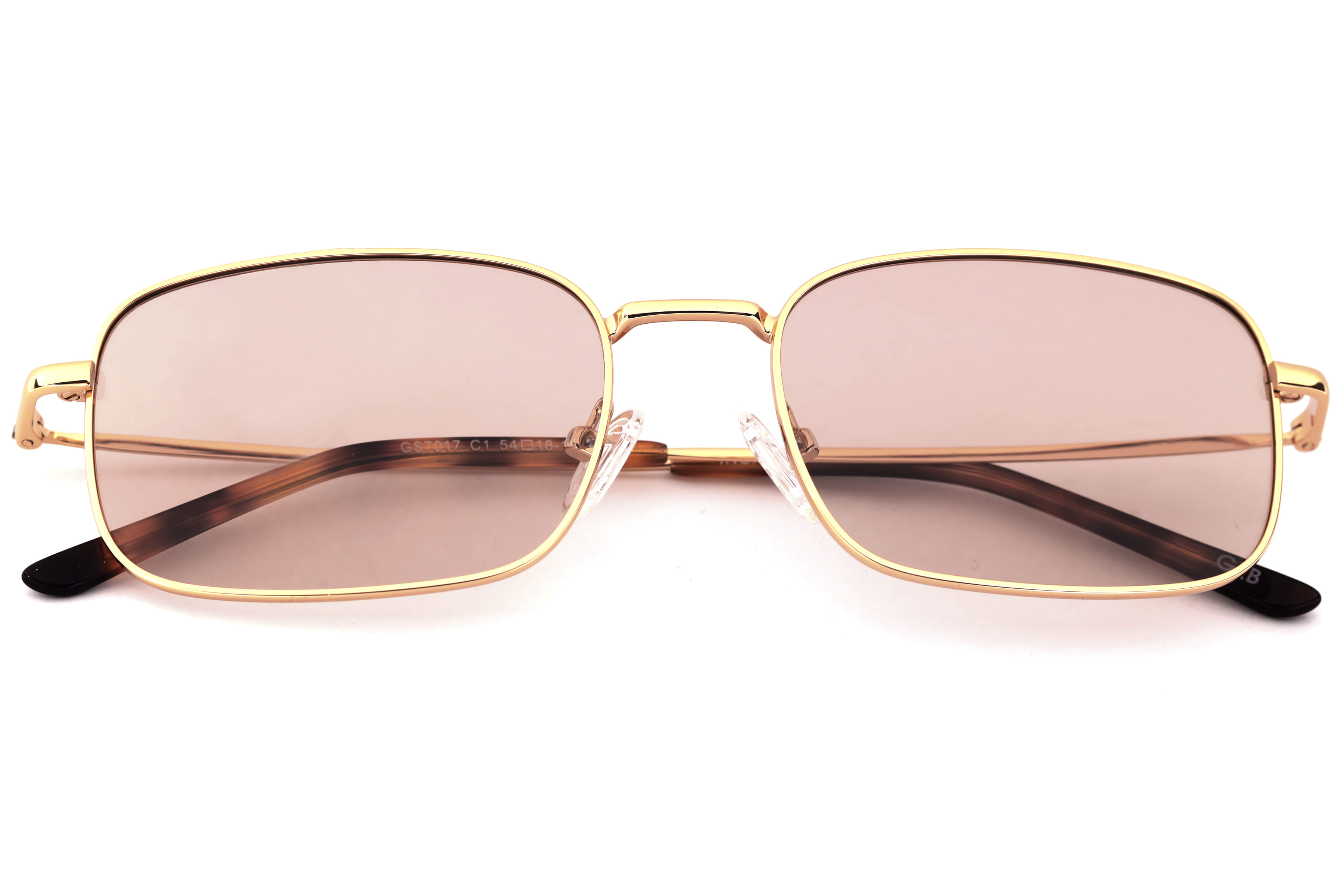 Inspira GS7017 Sunglass Gold Unisex Full Metal Sunglass — Gold frame — view 4