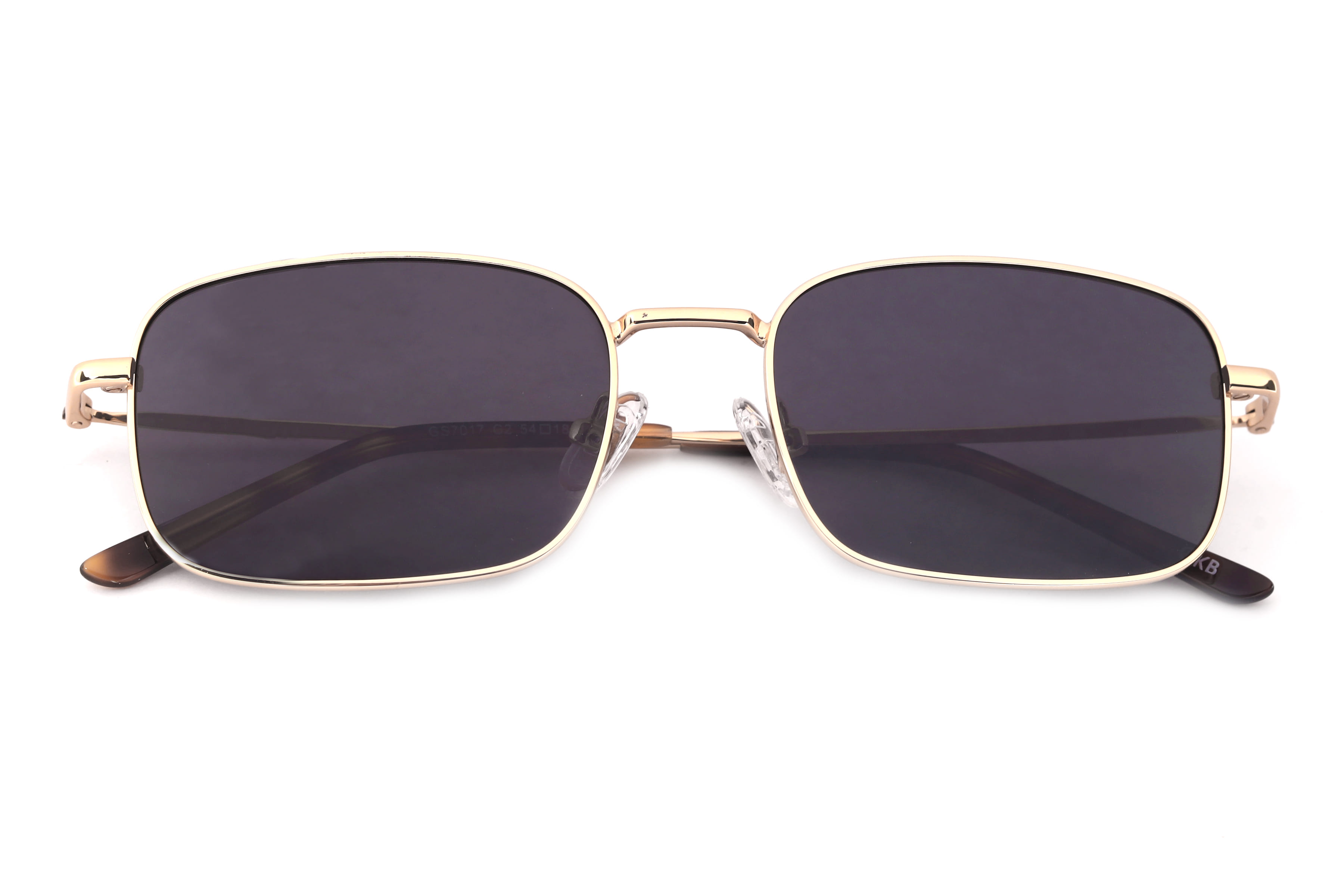Inspira GS7017 Sunglass Gold Unisex Full Metal Sunglass — Gold frame — view 3