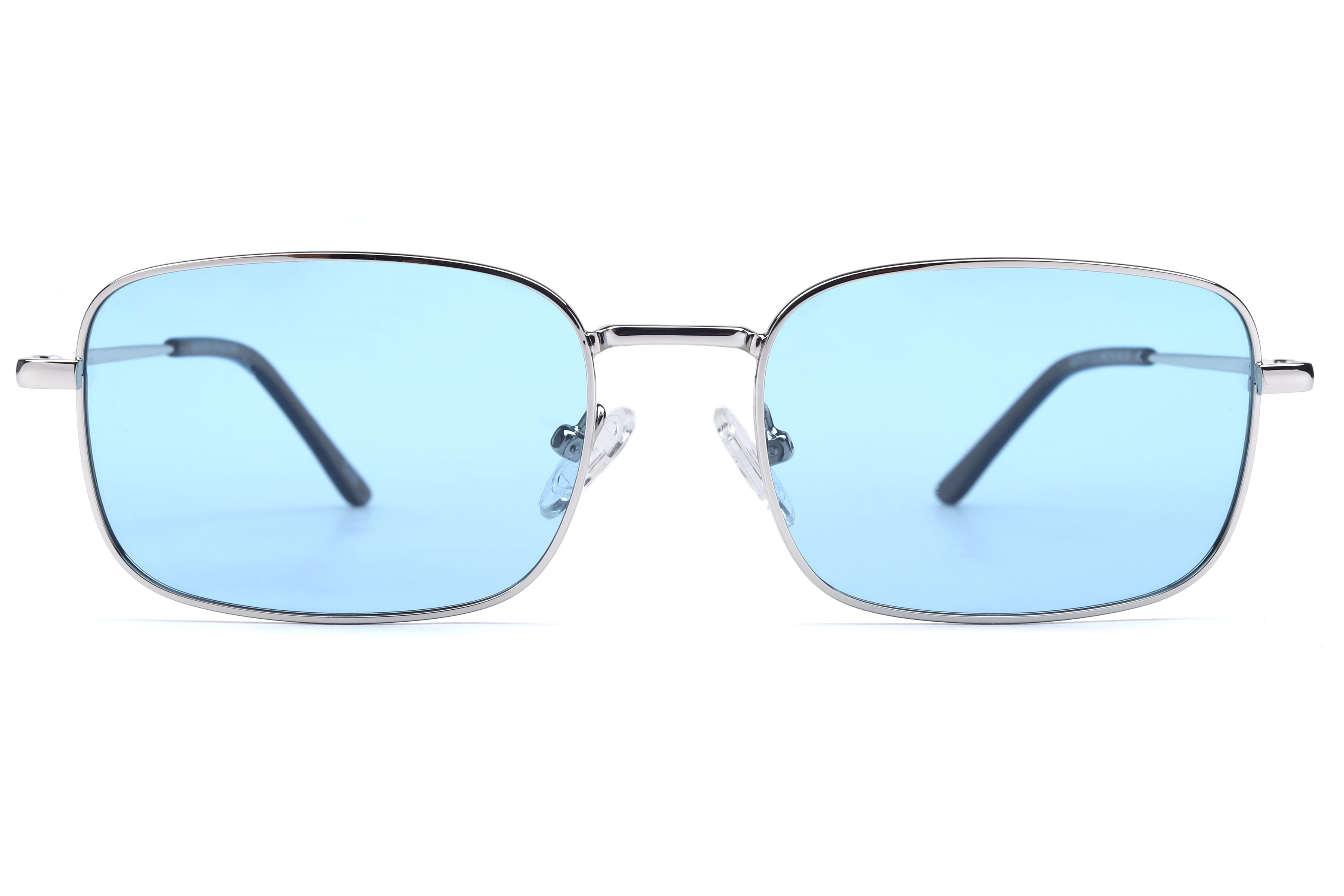 Inspira GS7017 Sunglass Silver Unisex Full Metal — Silver frame
