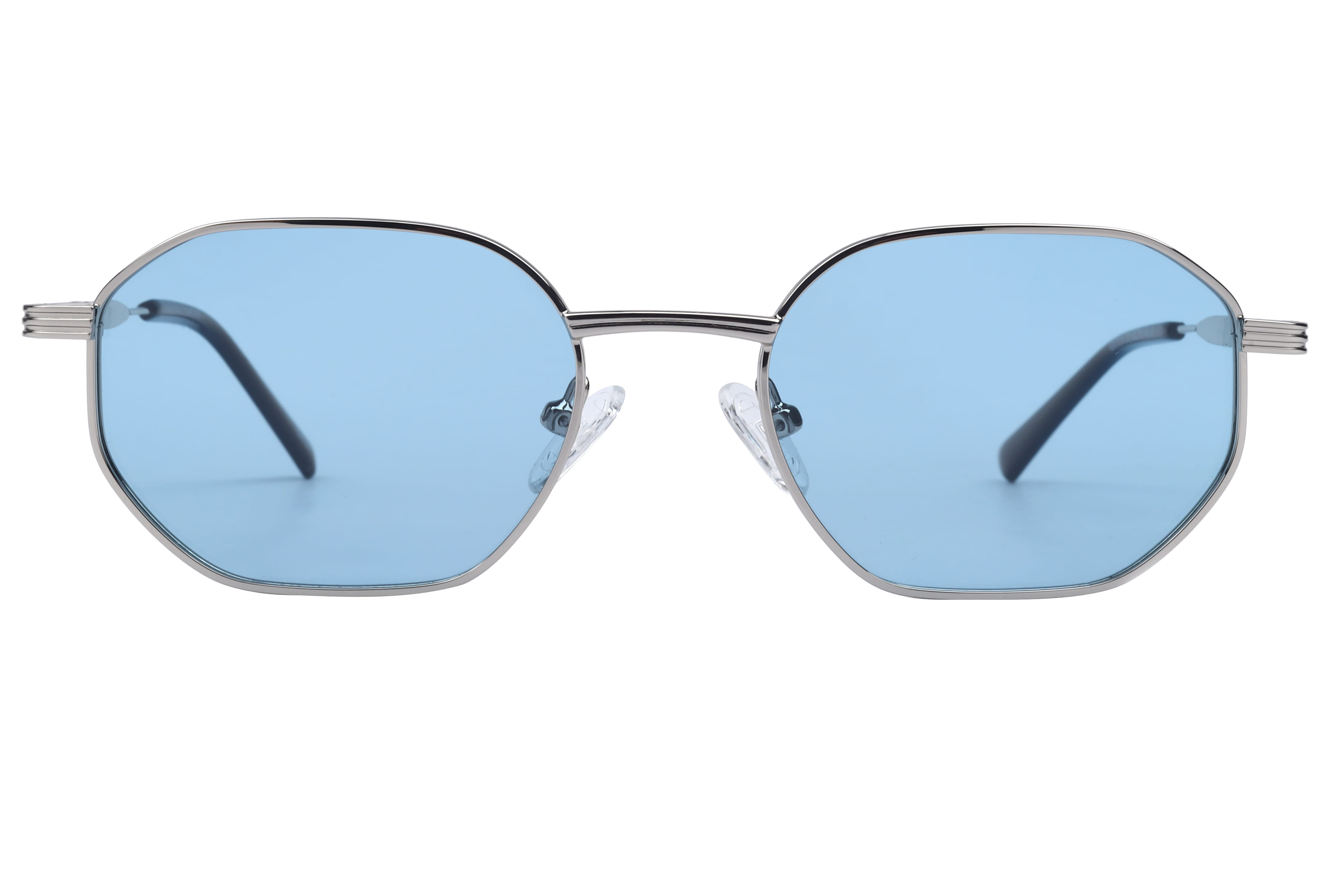 Inspira GS7010 Sunglass Silver Unisex Full Metal — Silver frame