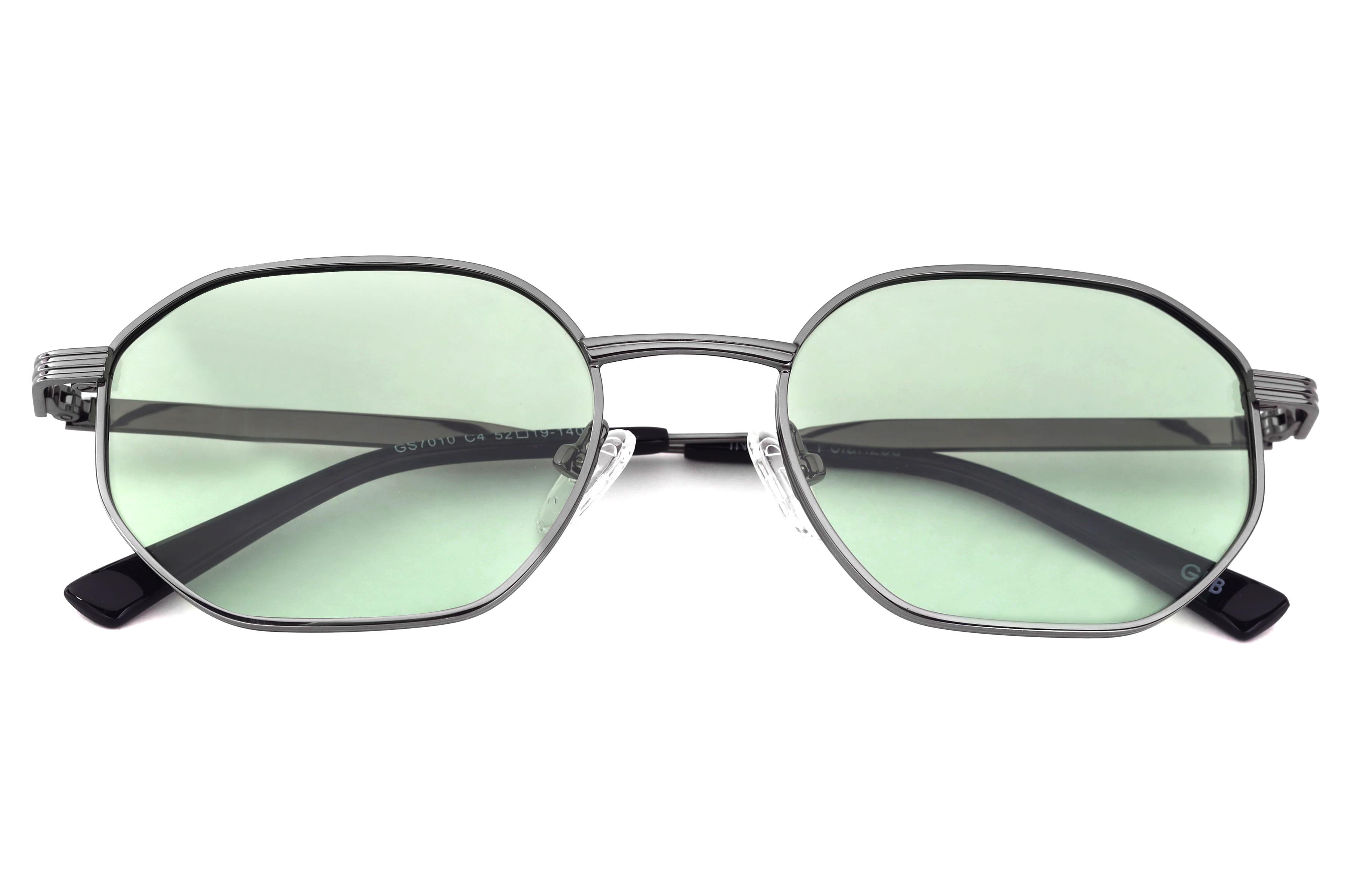 Inspira GS7010 Sunglass Gun Metal Unisex Full Metal Sunglass — Gun Metal frame — view 4