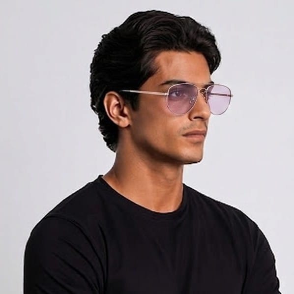 Inspira GLT9086 Sunglass Gold Unisex Full Metal Sunglass — Gold frame — view 1