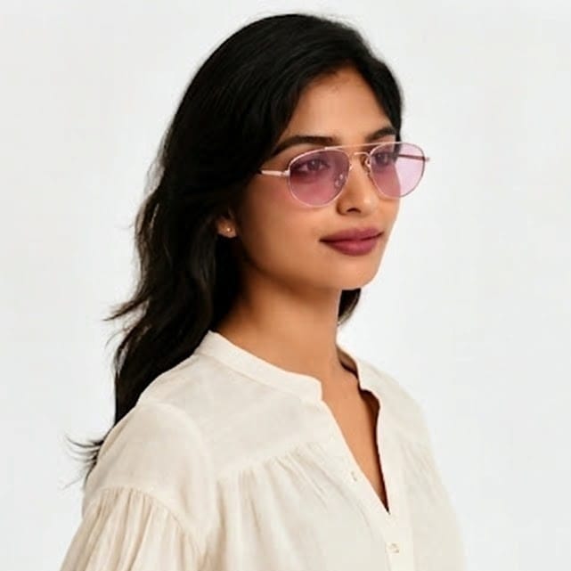 Inspira GLT9086 Sunglass Gold Unisex Full Metal Sunglass — Gold frame — view 5