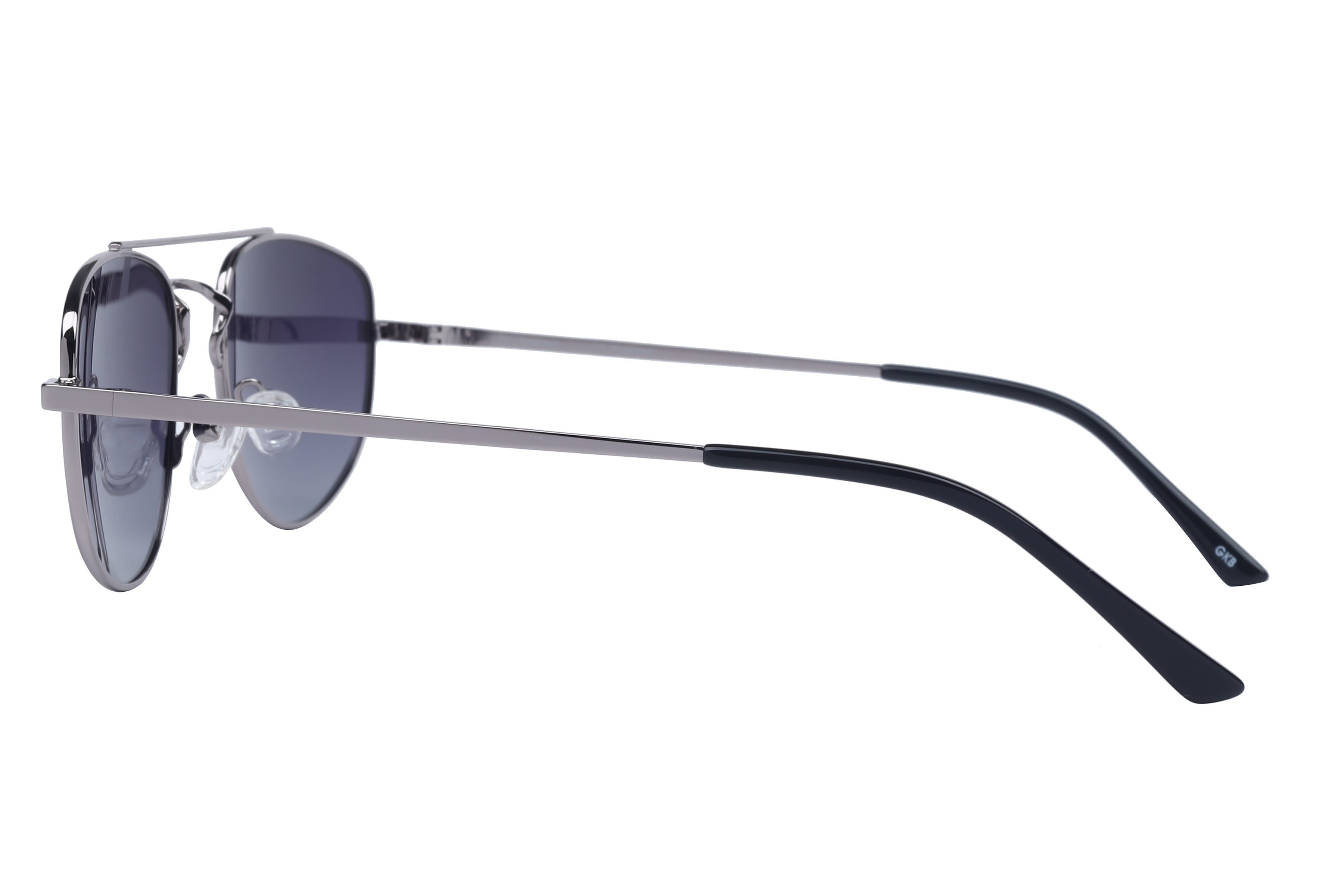 Inspira GLT9086 Sunglass Gun Metal Unisex Full Metal Sunglass — Gun Metal frame — view 2