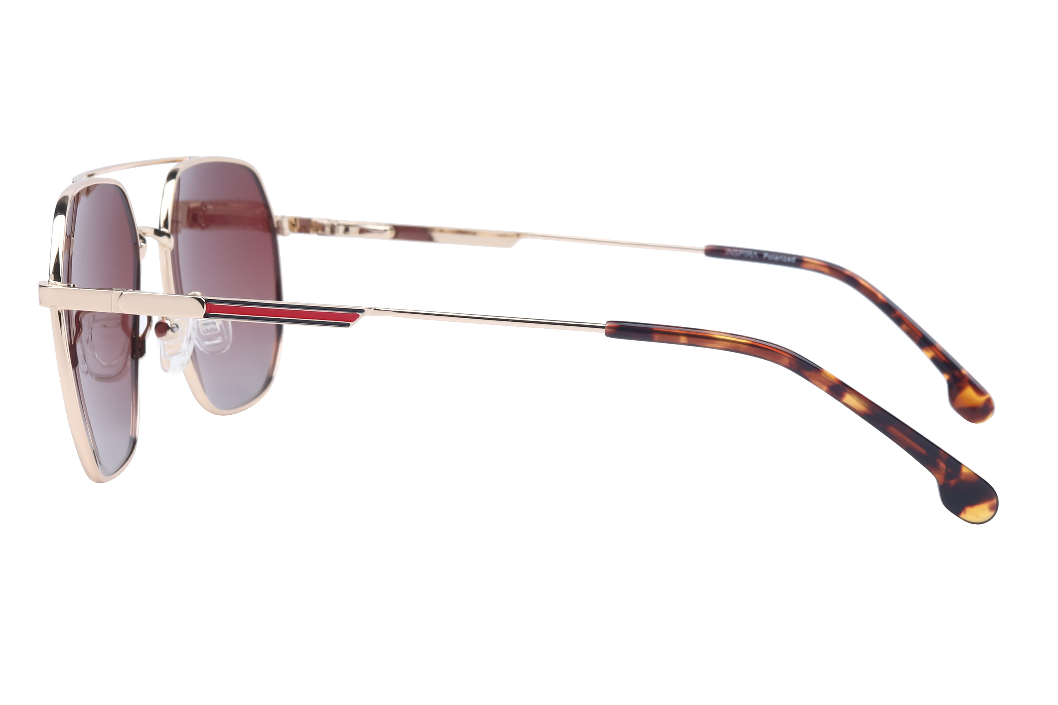 Inspira GL9212 Sunglass Gold Male Full Metal Sunglass — Gold frame — view 2