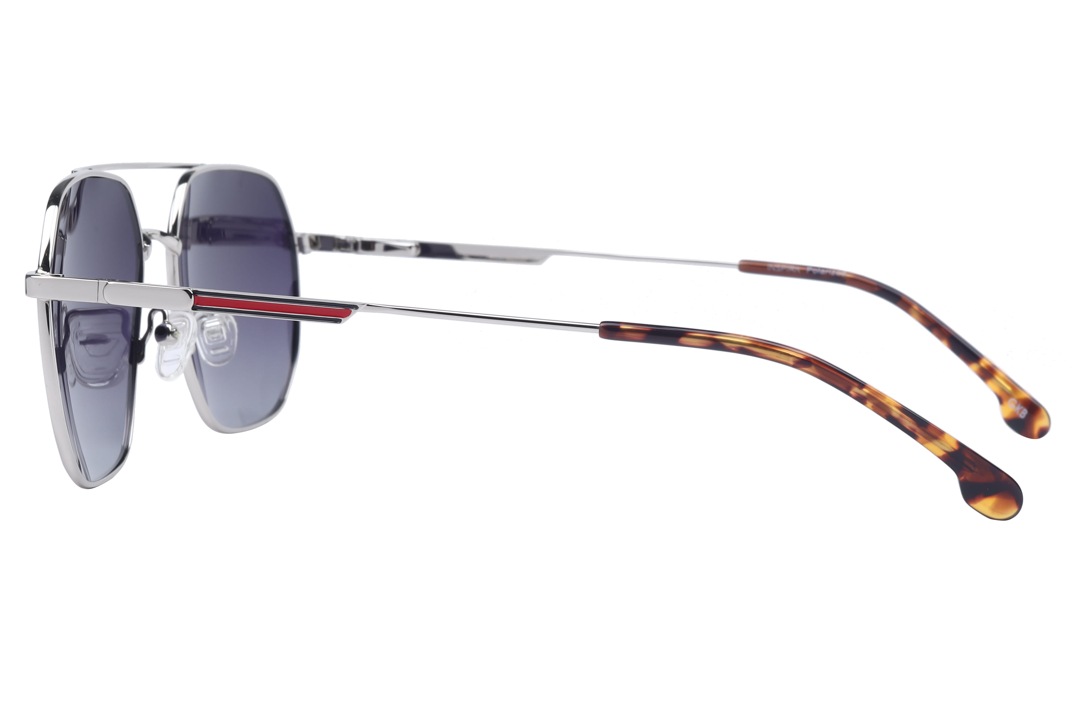 Inspira GL9212 Sunglass Silver Male Full Metal Sunglass — Silver frame — view 3
