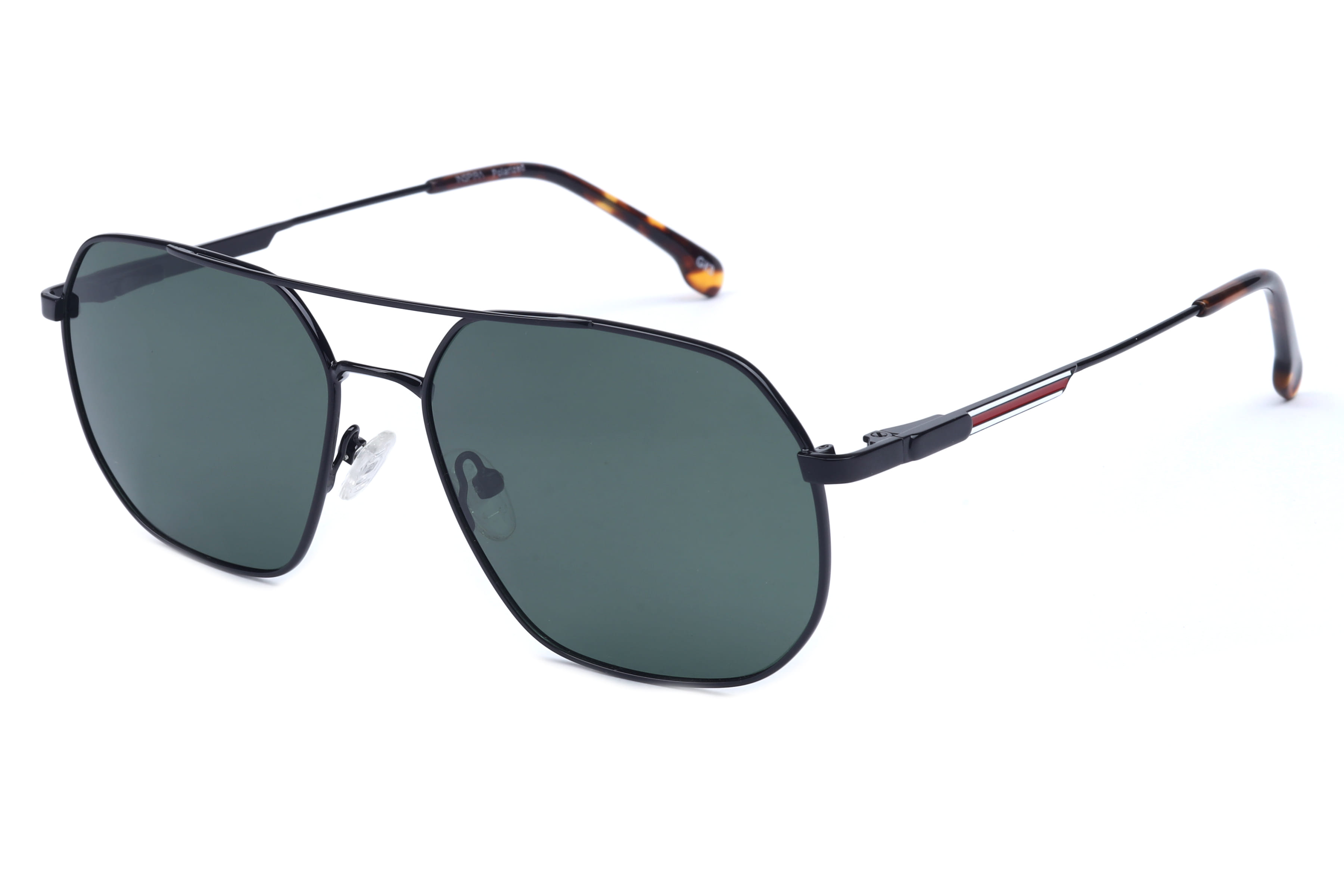 Inspira GL9212 Sunglass Black Male Full Metal Sunglass — Black frame — view 1