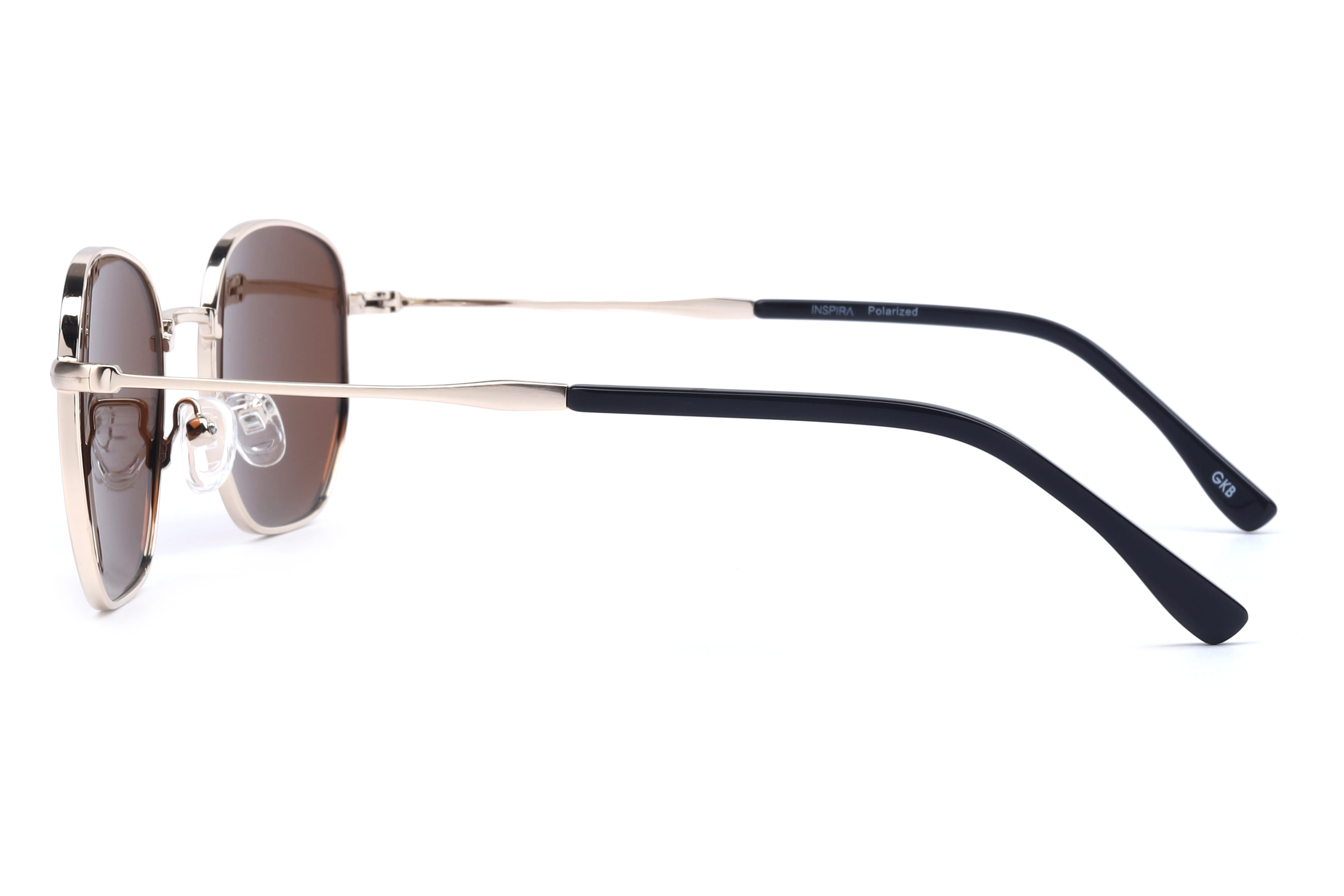 Inspira GLT8601 Sunglass Gold Unisex Full Metal Sunglass — Gold frame — view 2