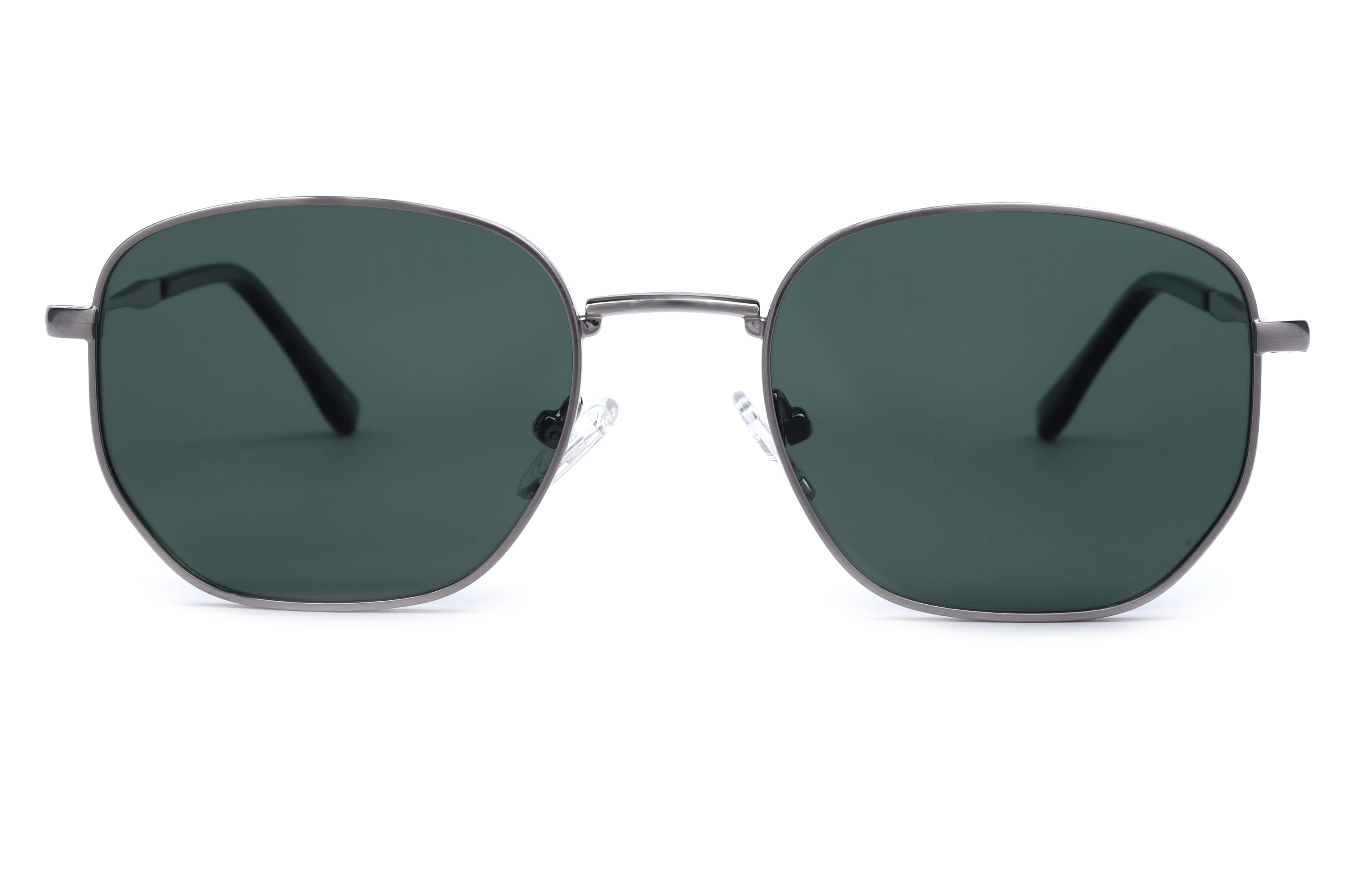 Inspira GLT8601 Sunglass Silver Unisex Full Metal — Silver frame