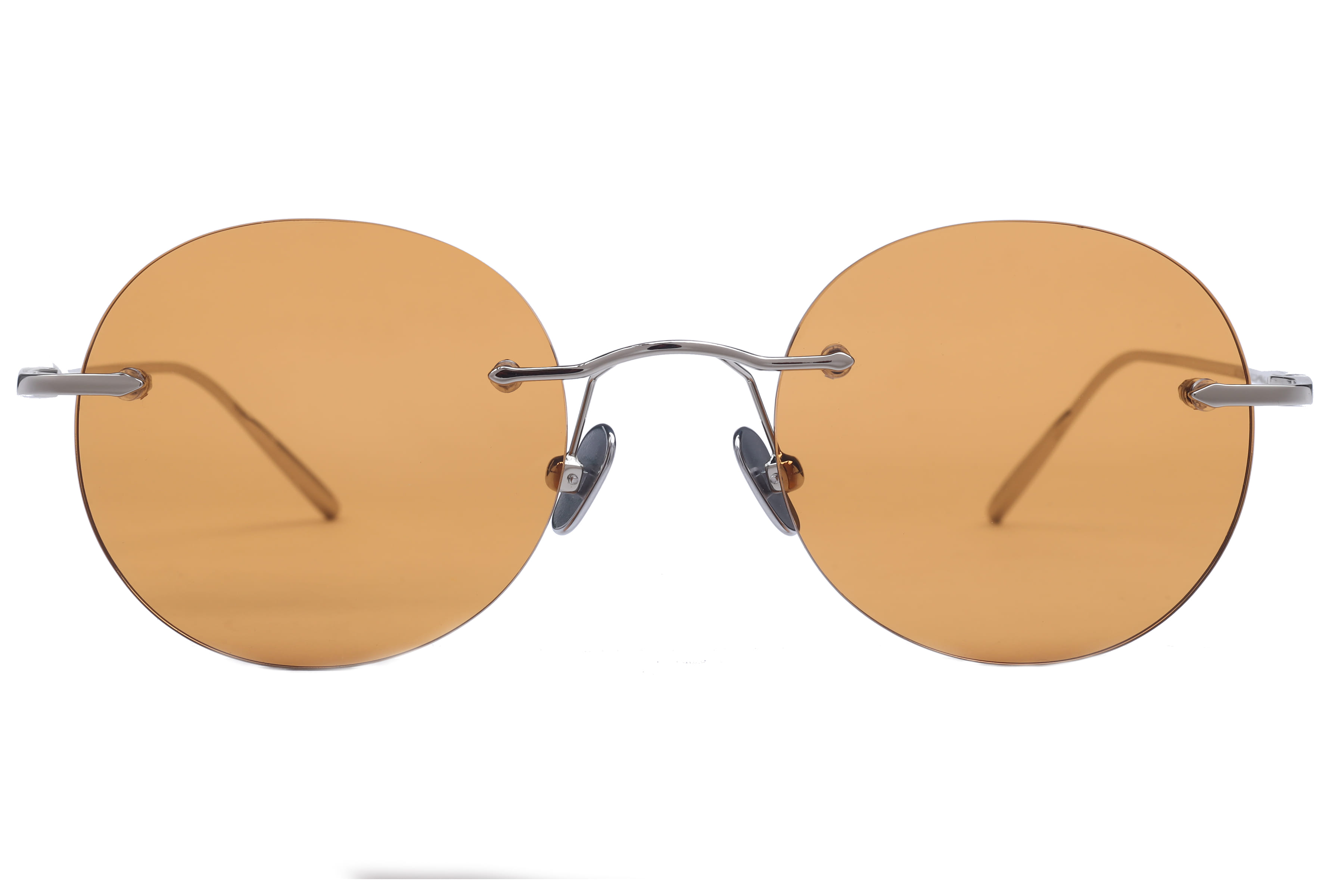 Inspira AK17299 Sunglass Silver Unisex RimLess Metal — Silver frame