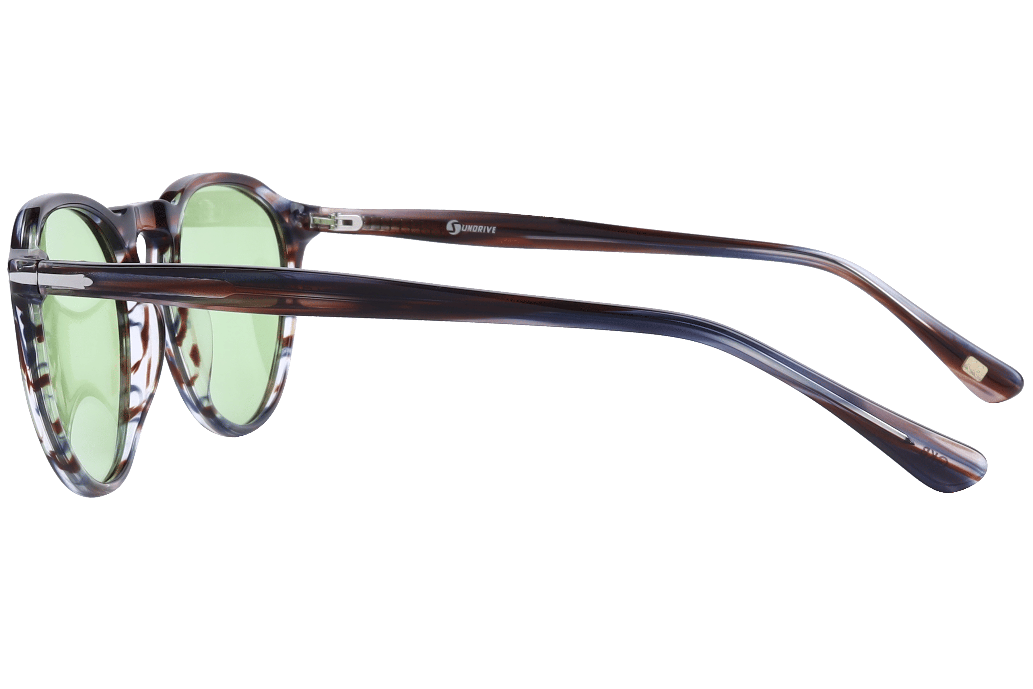 Inspira AT8521 Sunglass Havana Unisex Full Shell Sunglass — Havana frame — view 3