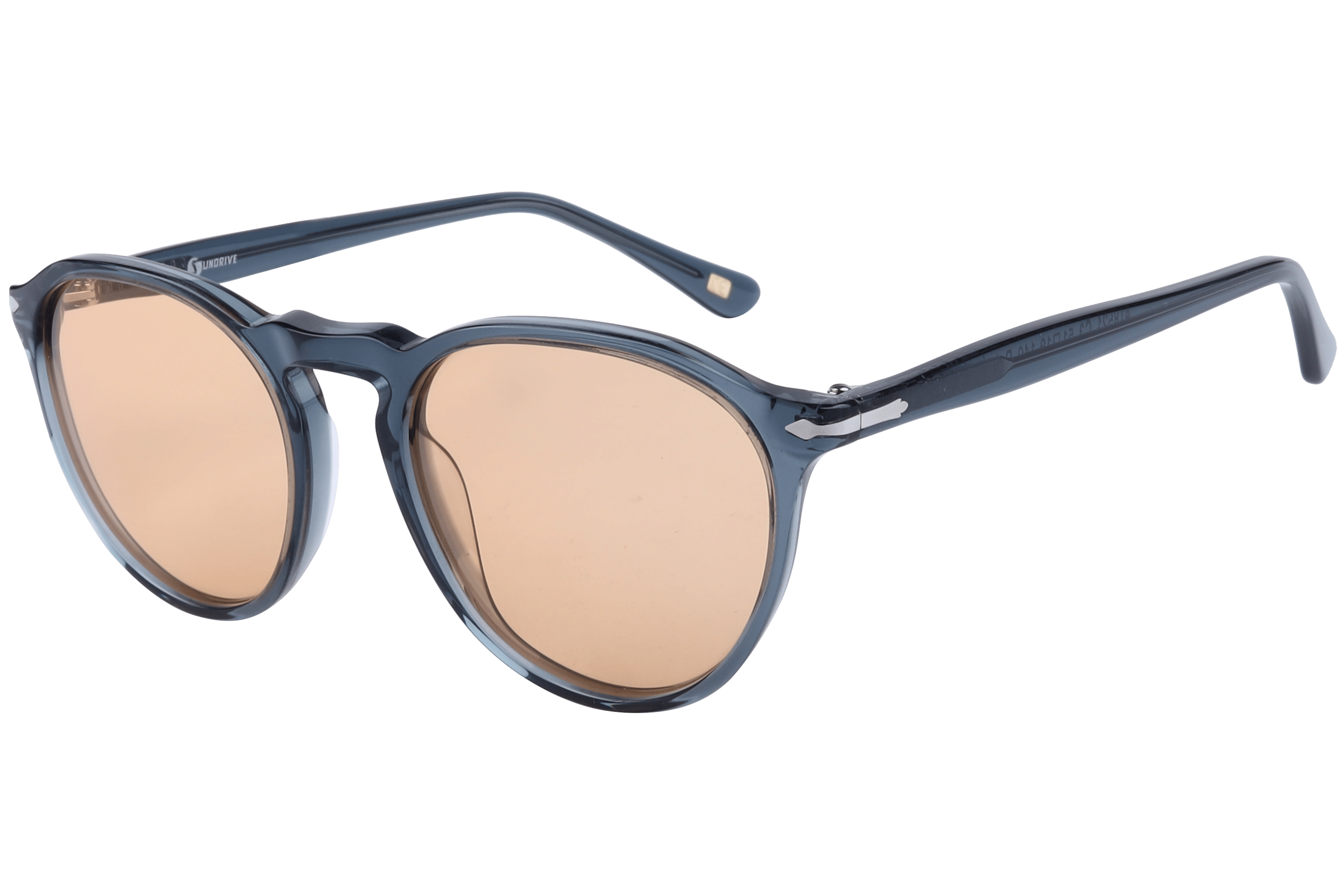 Inspira AT8521 Sunglass Transparent Blue Unisex Full Shell — Transparent Blue frame