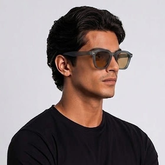 INSPIRA SZ1007 C7 Sunglass — Matt Green frame — view 1