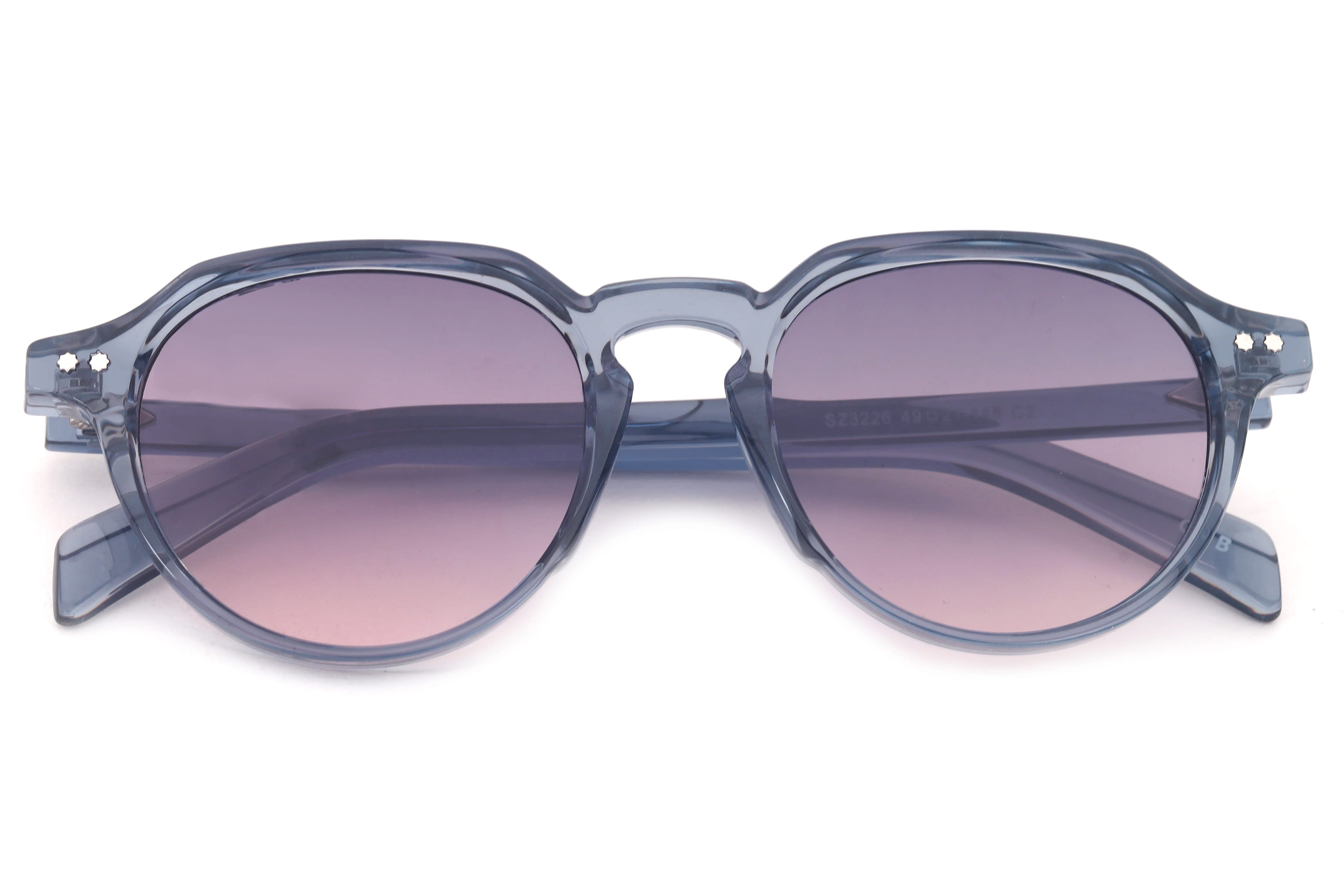 INSPIRA SZ3226 C2 Sunglass — Transparent Blue frame — view 9