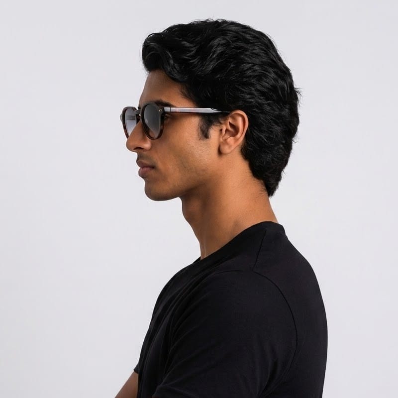 INSPIRA SZ3226 C4 Sunglass — Havana frame — view 3