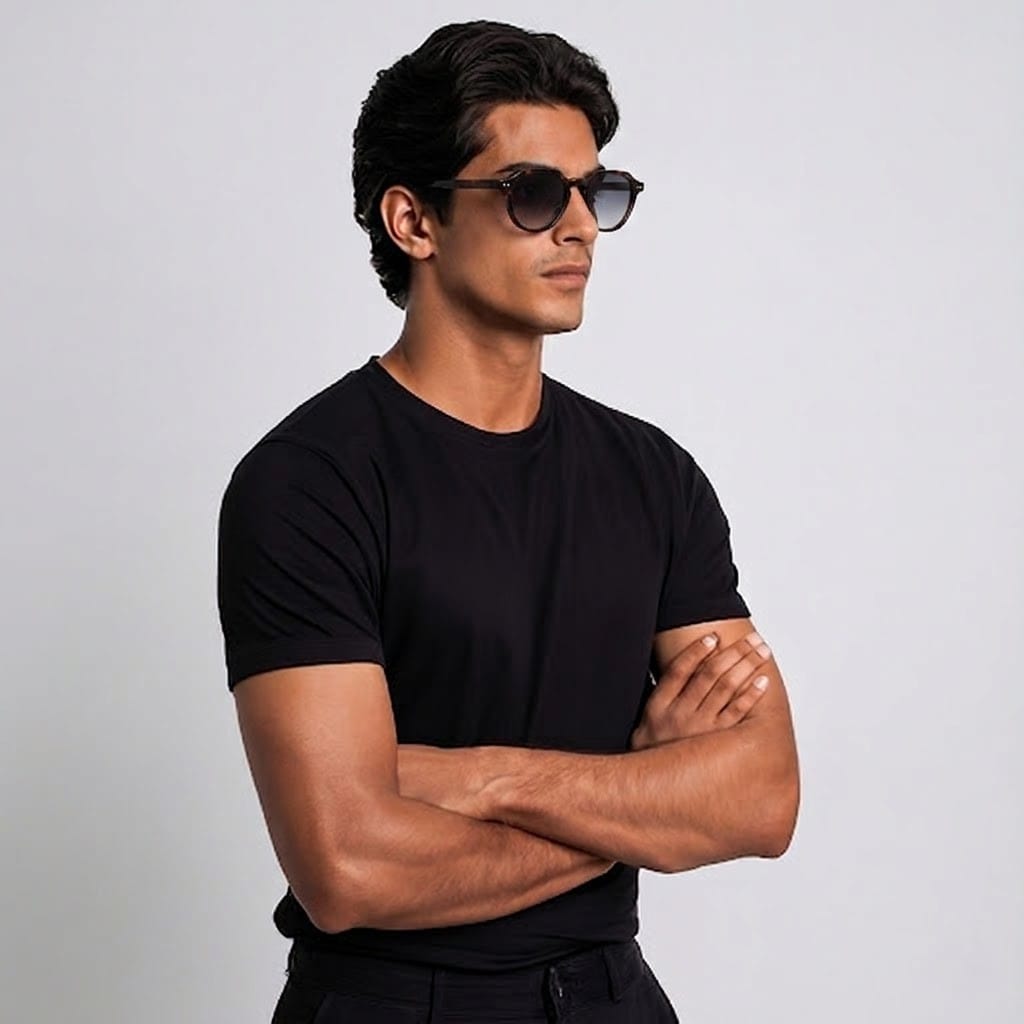 INSPIRA SZ3226 C4 Sunglass — Havana frame — view 4