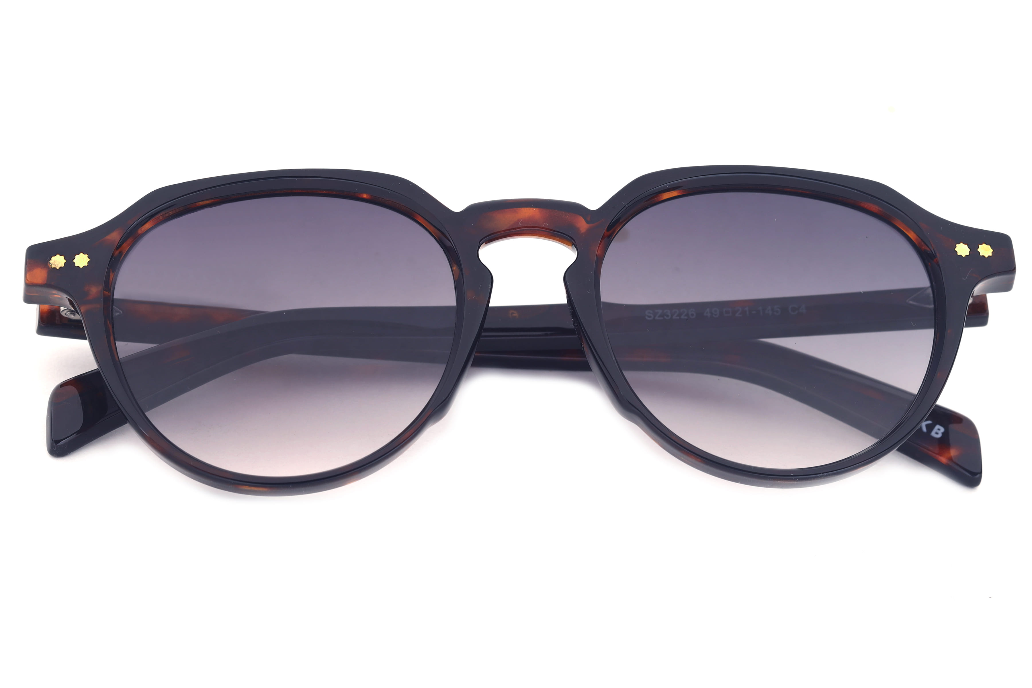 INSPIRA SZ3226 C4 Sunglass — Havana frame — view 6
