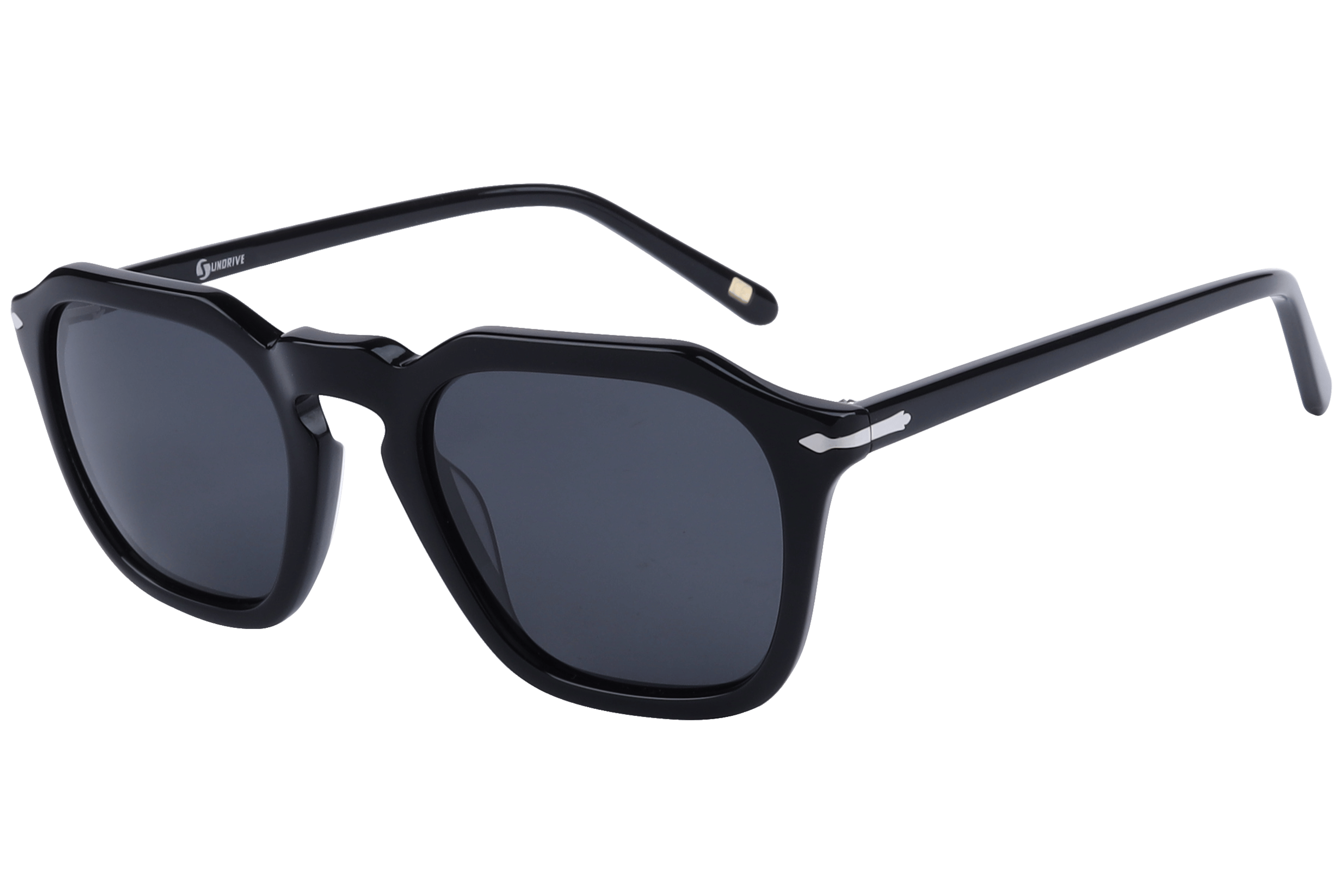 Inspira AT8526 Sunglass Black Unisex Full Shell — Black frame