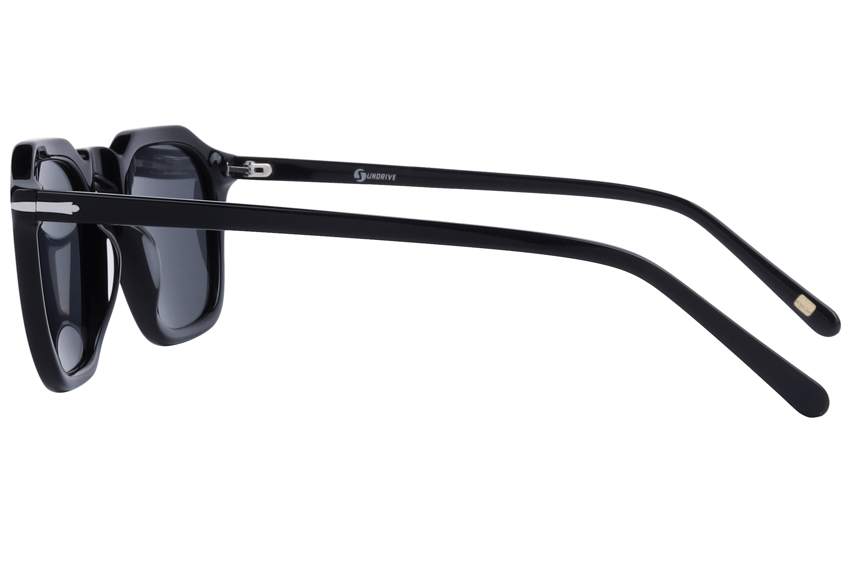 Inspira AT8526 Sunglass Black Unisex Full Shell Sunglass — Black frame — view 3