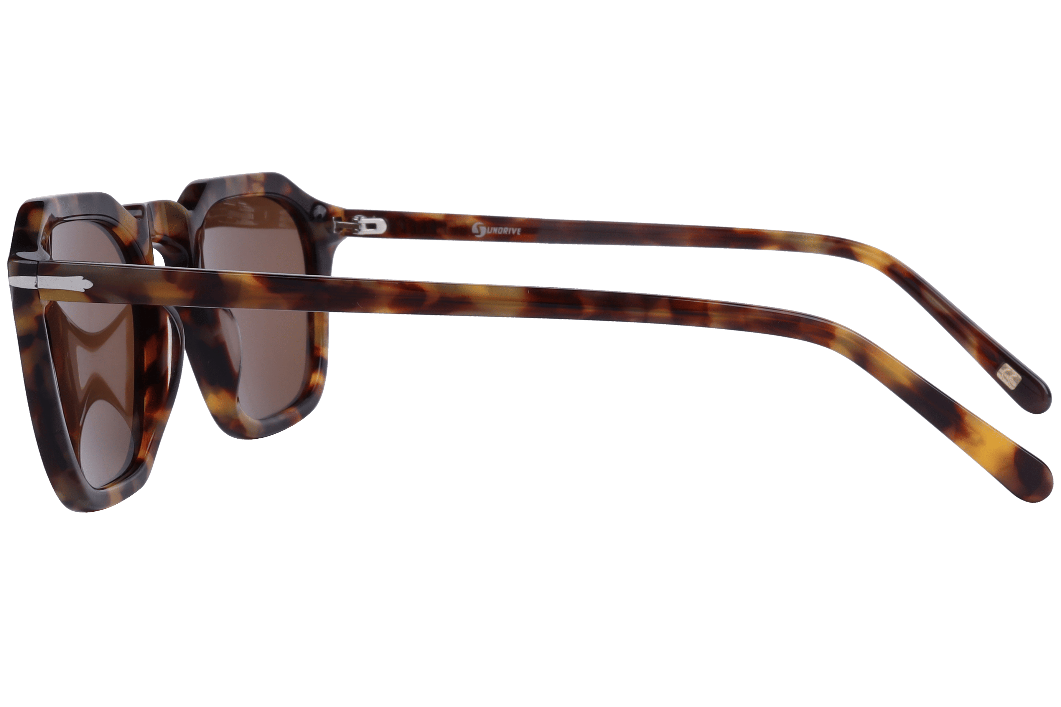 Inspira AT8526 Sunglass Havana Unisex Full Shell Sunglass — Havana frame — view 3