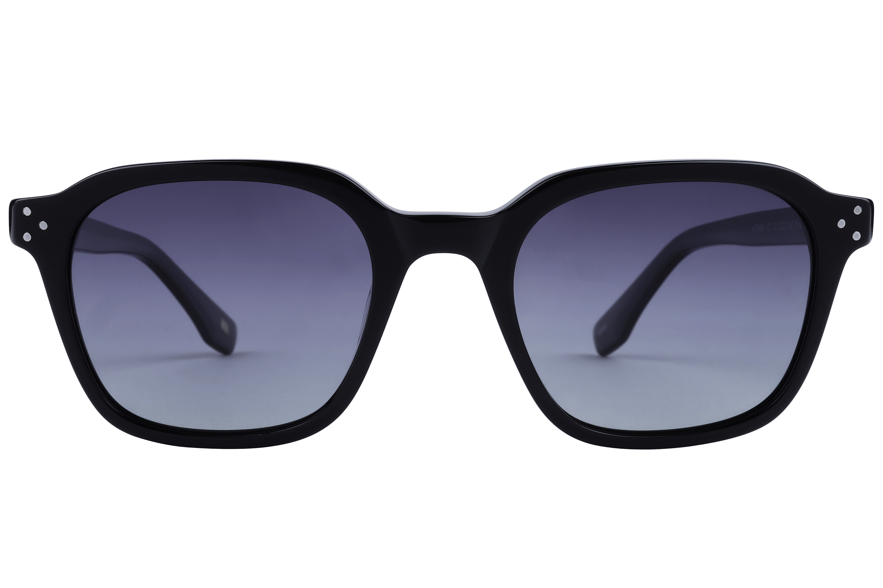 Inspira AT8461 Sunglass Black Unisex Full Shell Sunglass — Black frame — view 2