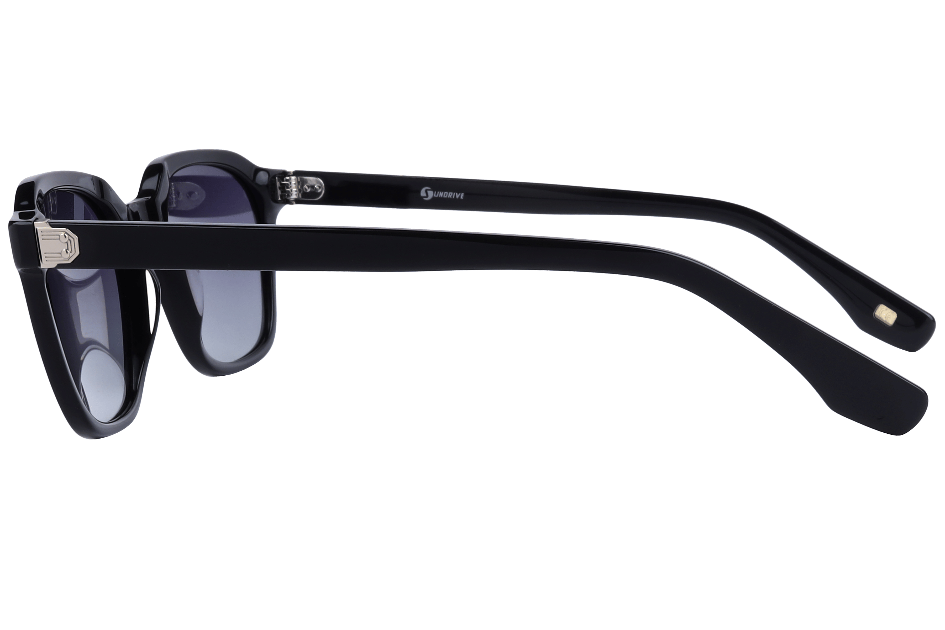 Inspira AT8461 Sunglass Black Unisex Full Shell Sunglass — Black frame — view 3
