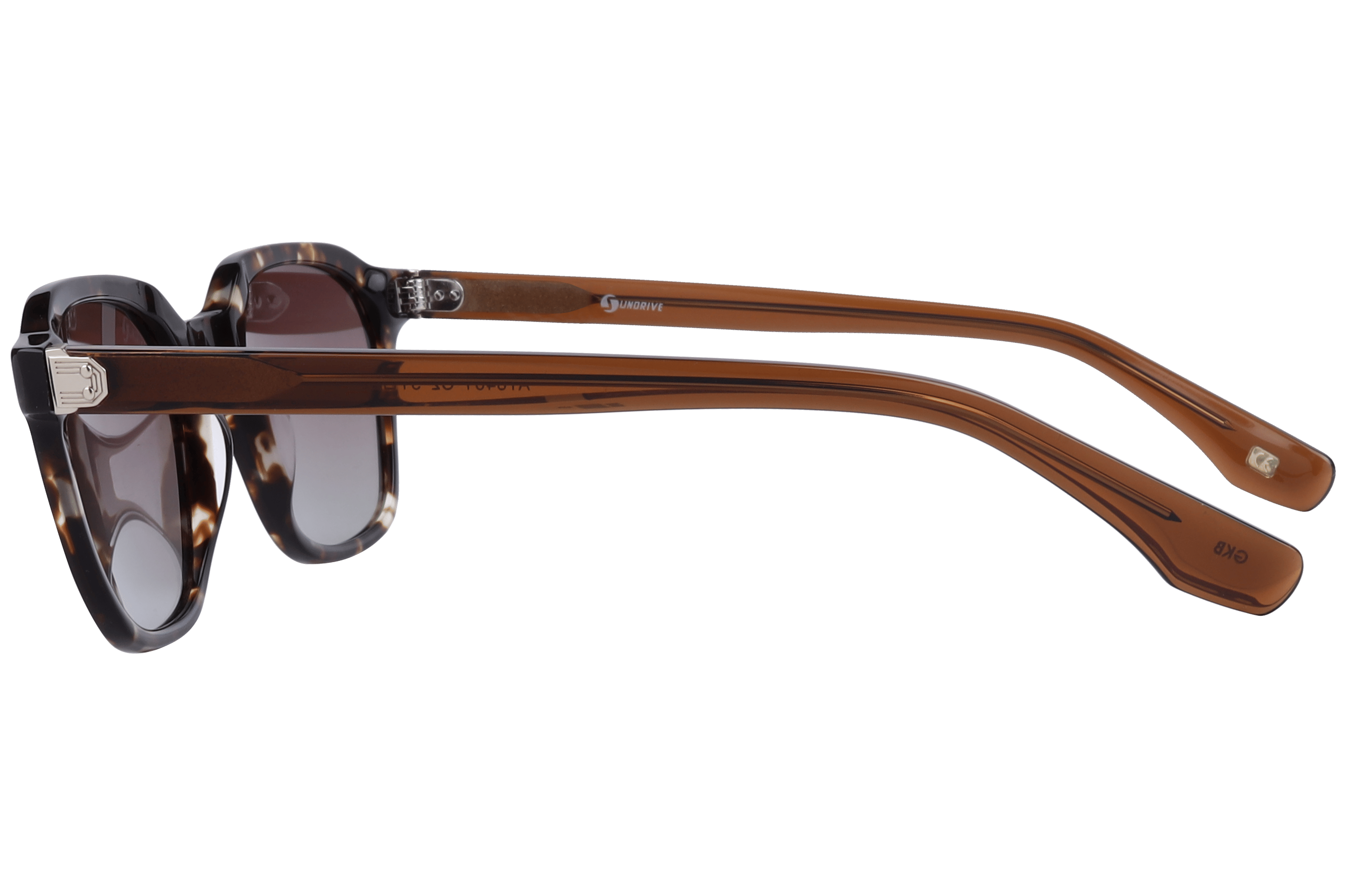 Inspira AT8461 Sunglass Havana Unisex Full Shell Sunglass — Havana frame — view 3