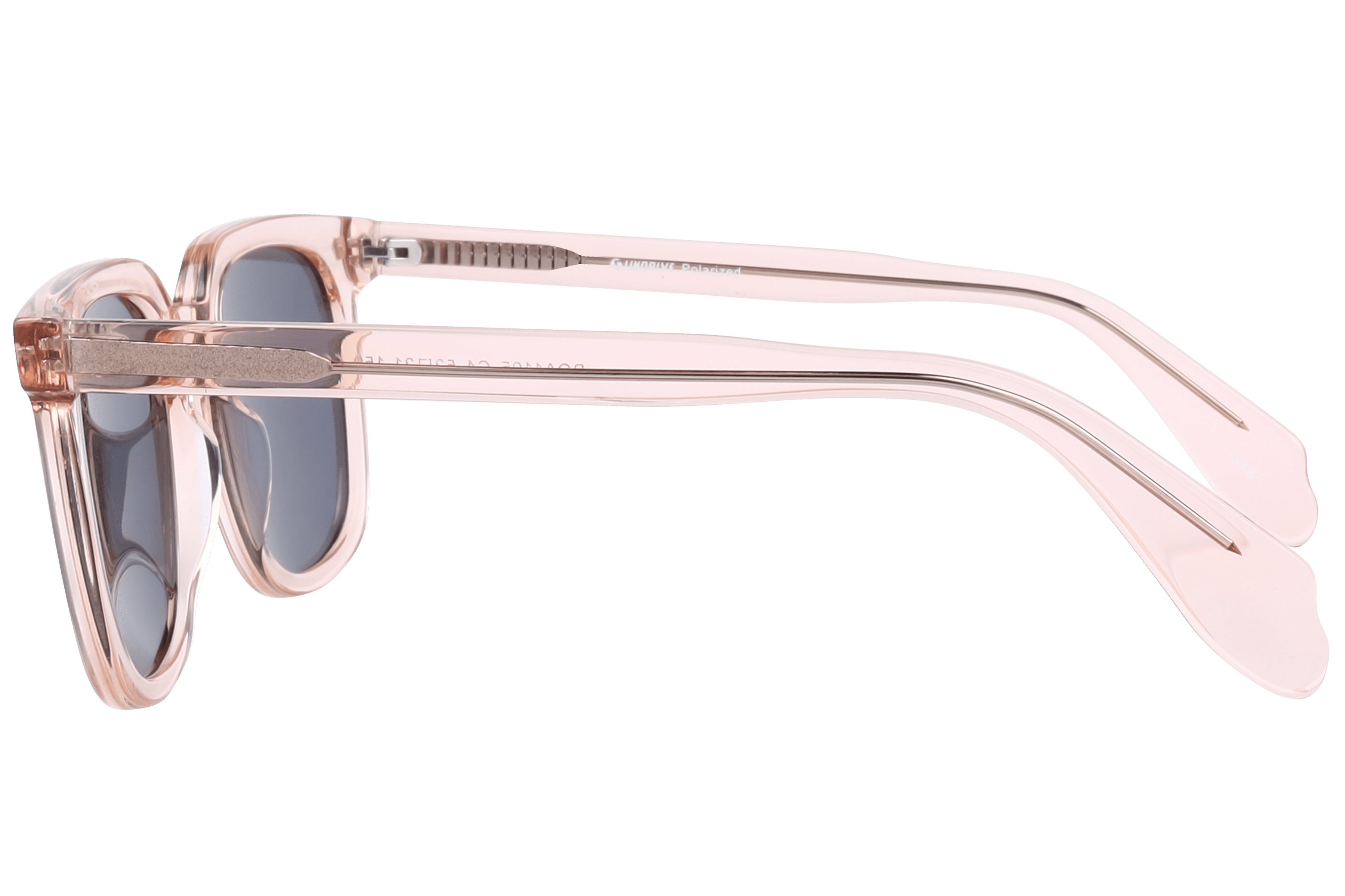 Inspira BOA1195 Sunglass Transparent Brown Male Full Shell Sunglass — Transparent Brown frame — view 3