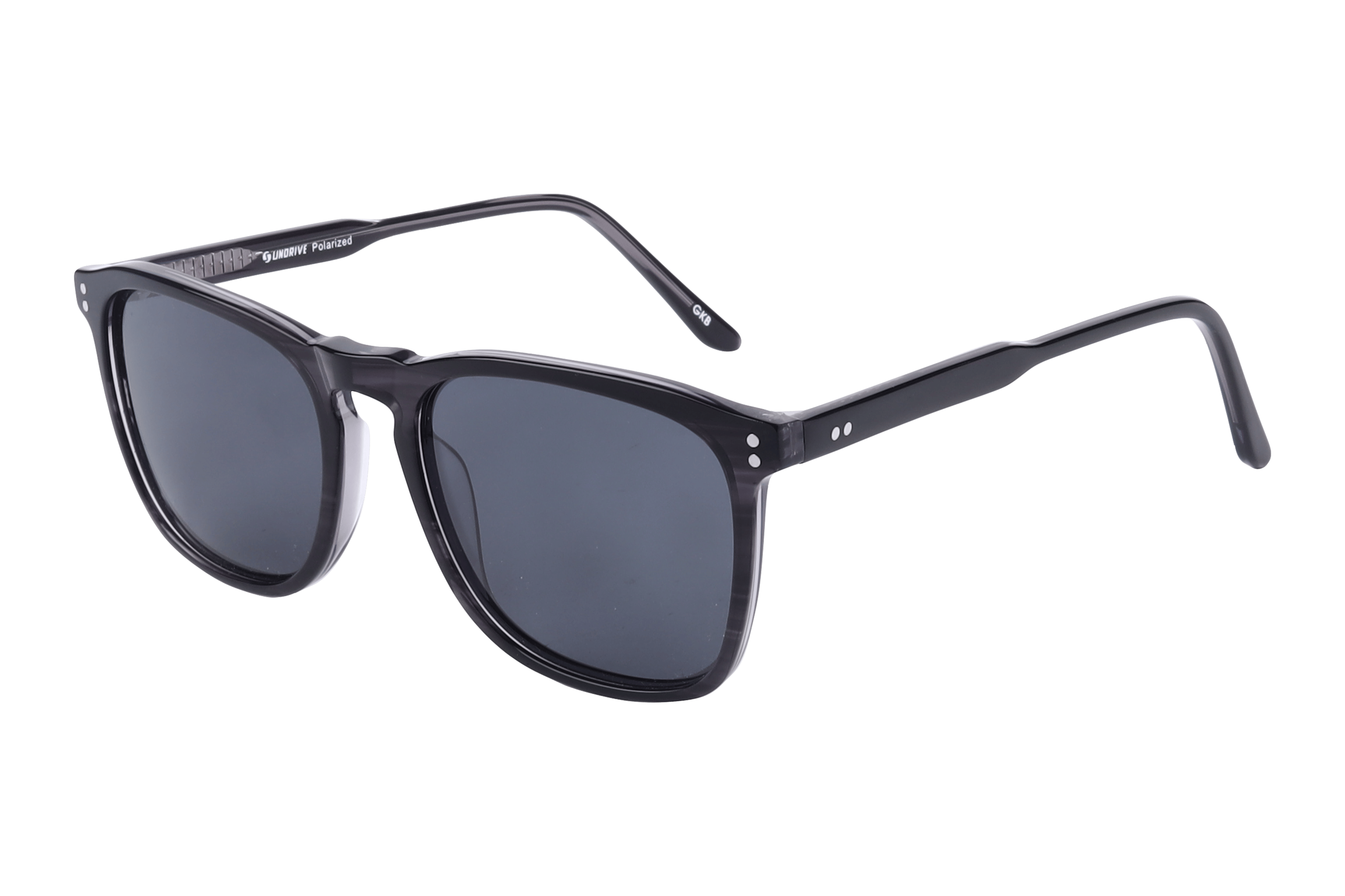 Inspira BOA1237 Sunglass Black Male Full Shell — Black frame
