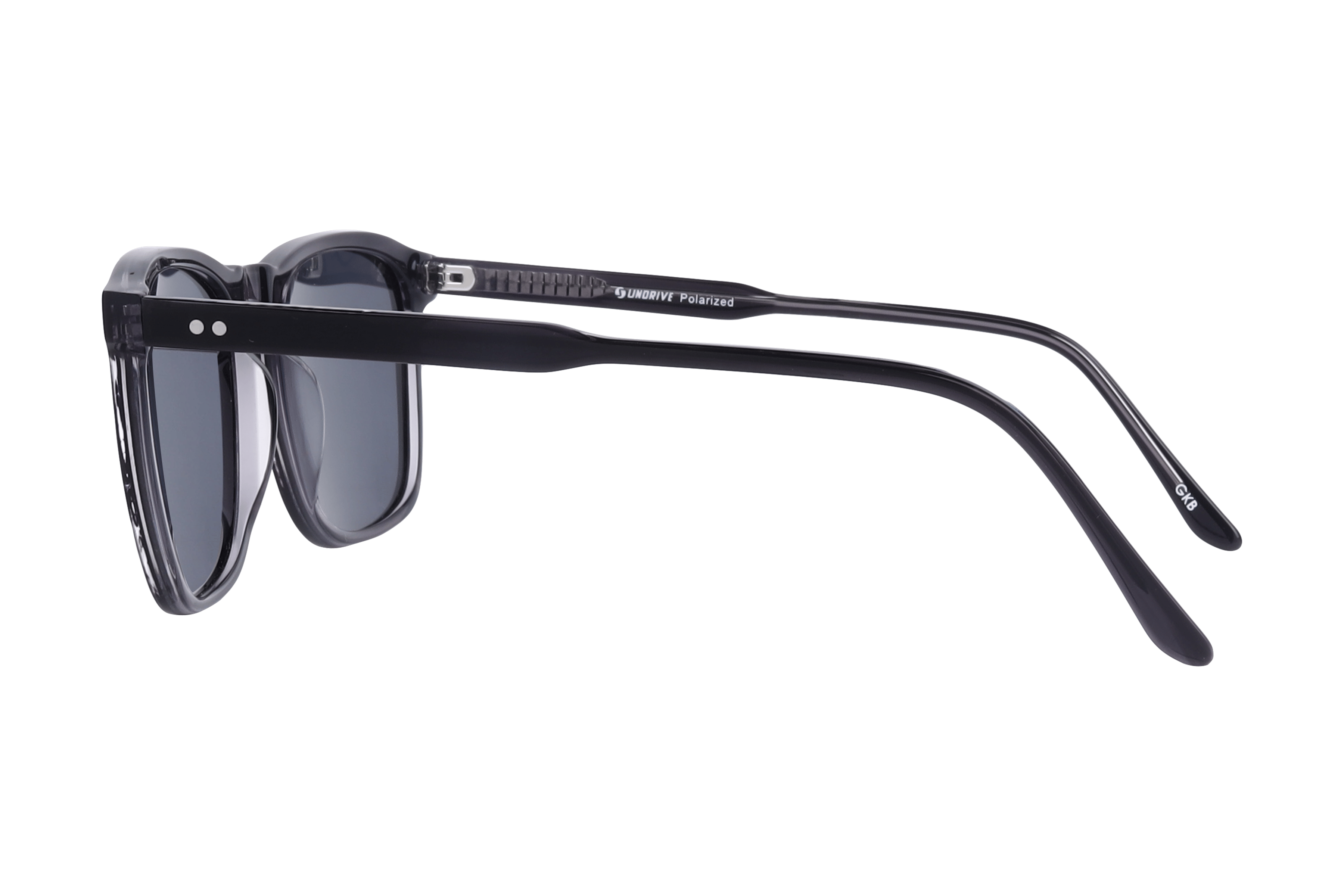 Inspira BOA1237 Sunglass Black Male Full Shell Sunglass — Black frame — view 3