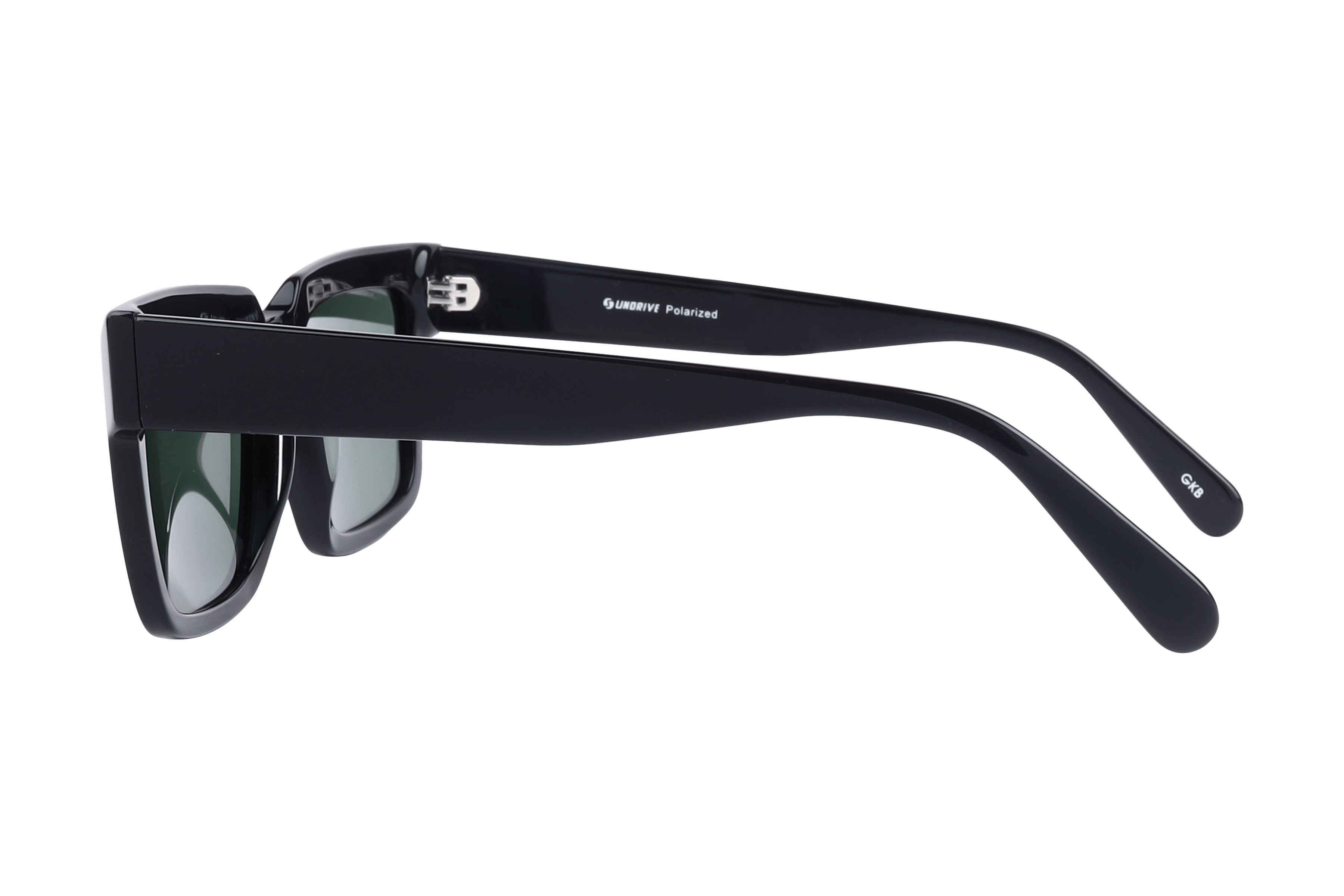 Inspira BS8093 Sunglass Black Male Full Shell Sunglass — Black frame — view 3