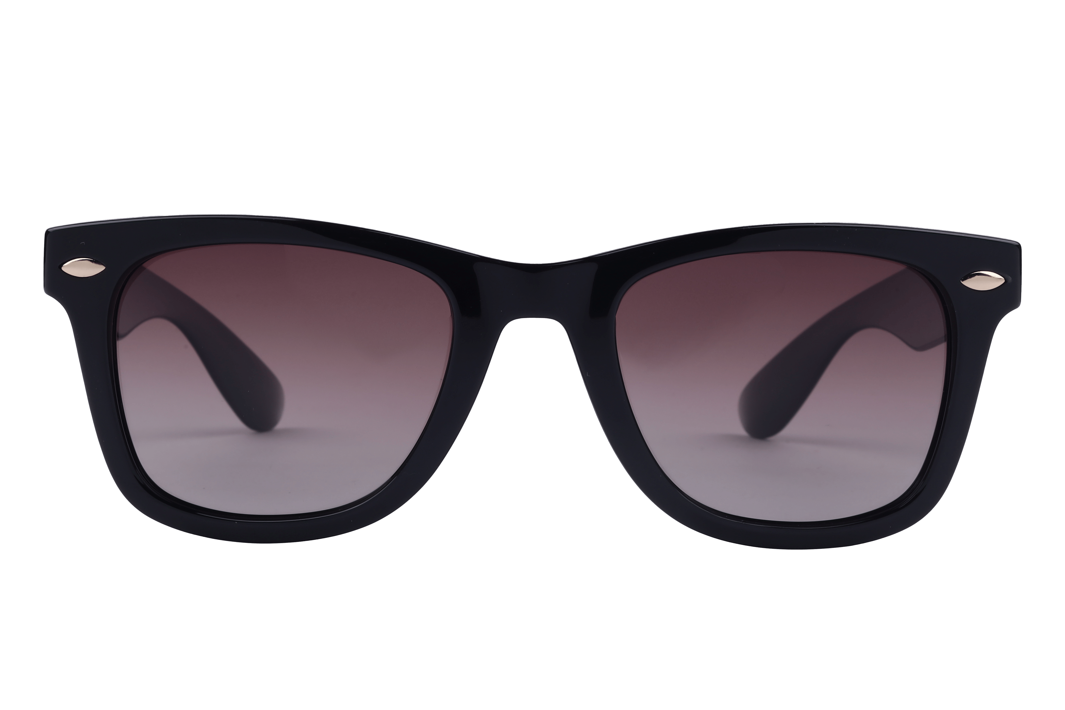Inspira S774 Sunglass Black Male Full Shell Sunglass — Black frame — view 2