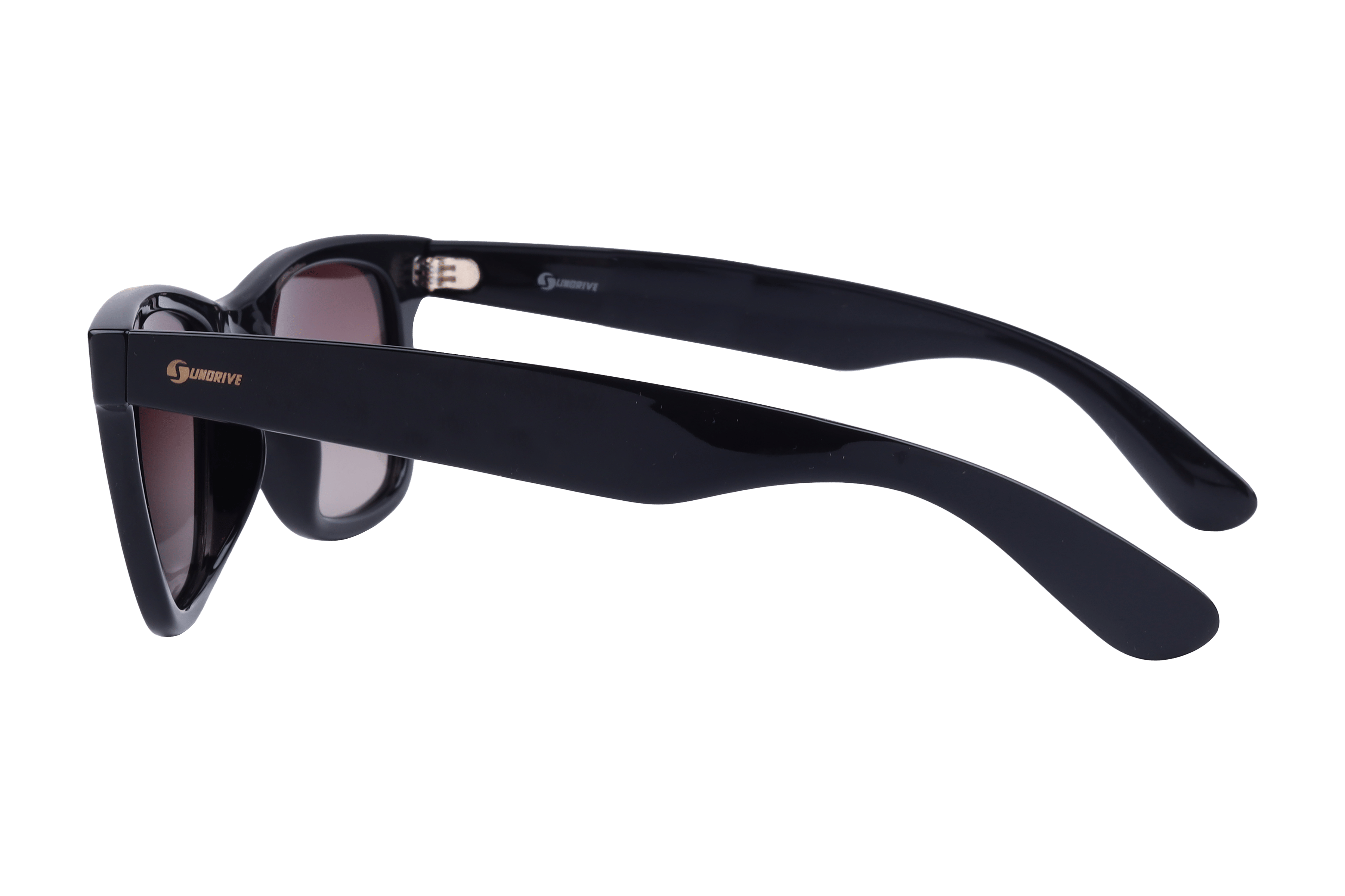 Inspira S774 Sunglass Black Male Full Shell Sunglass — Black frame — view 3