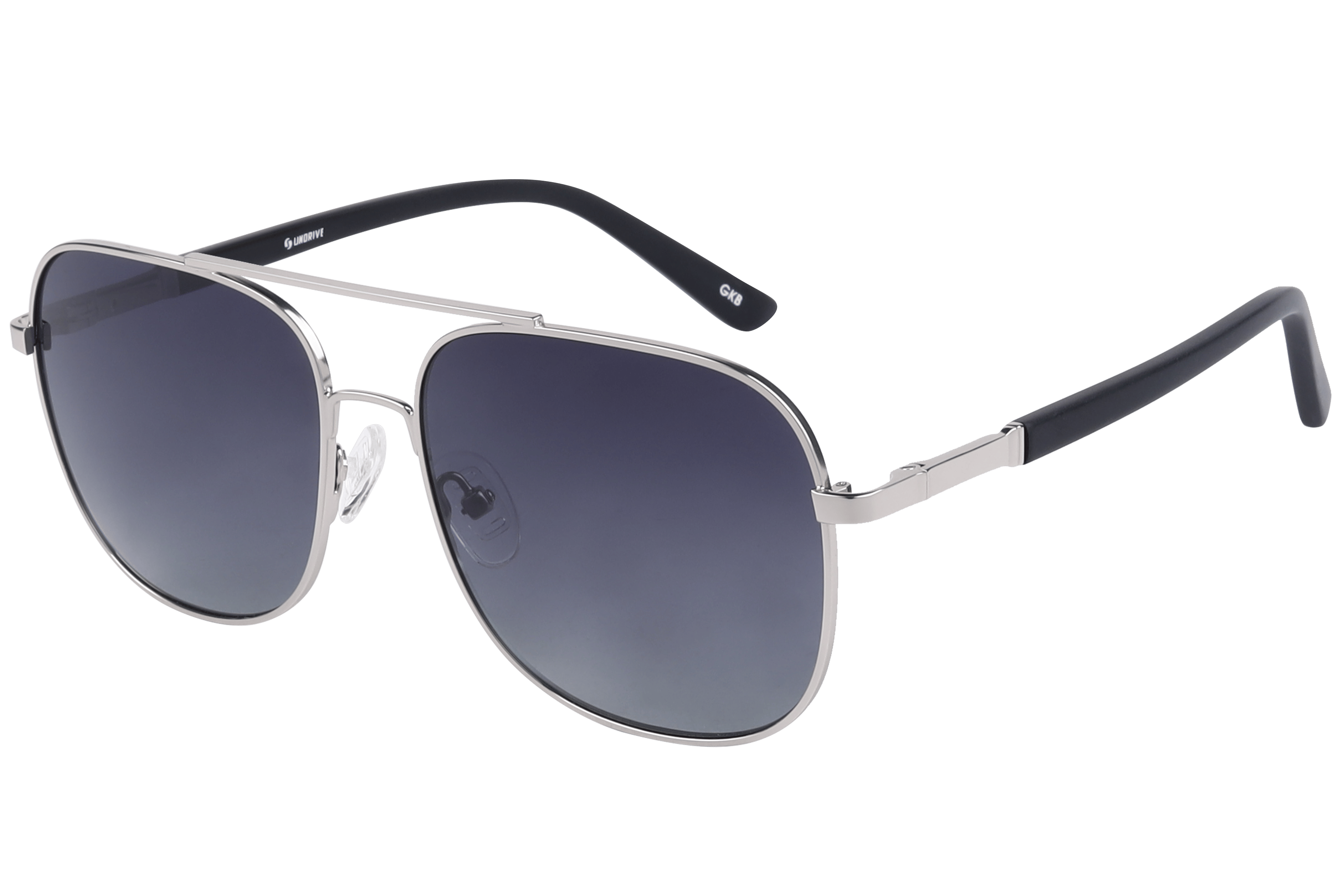 Inspira BS8084 Sunglass Silver Male Full Metal — Silver frame