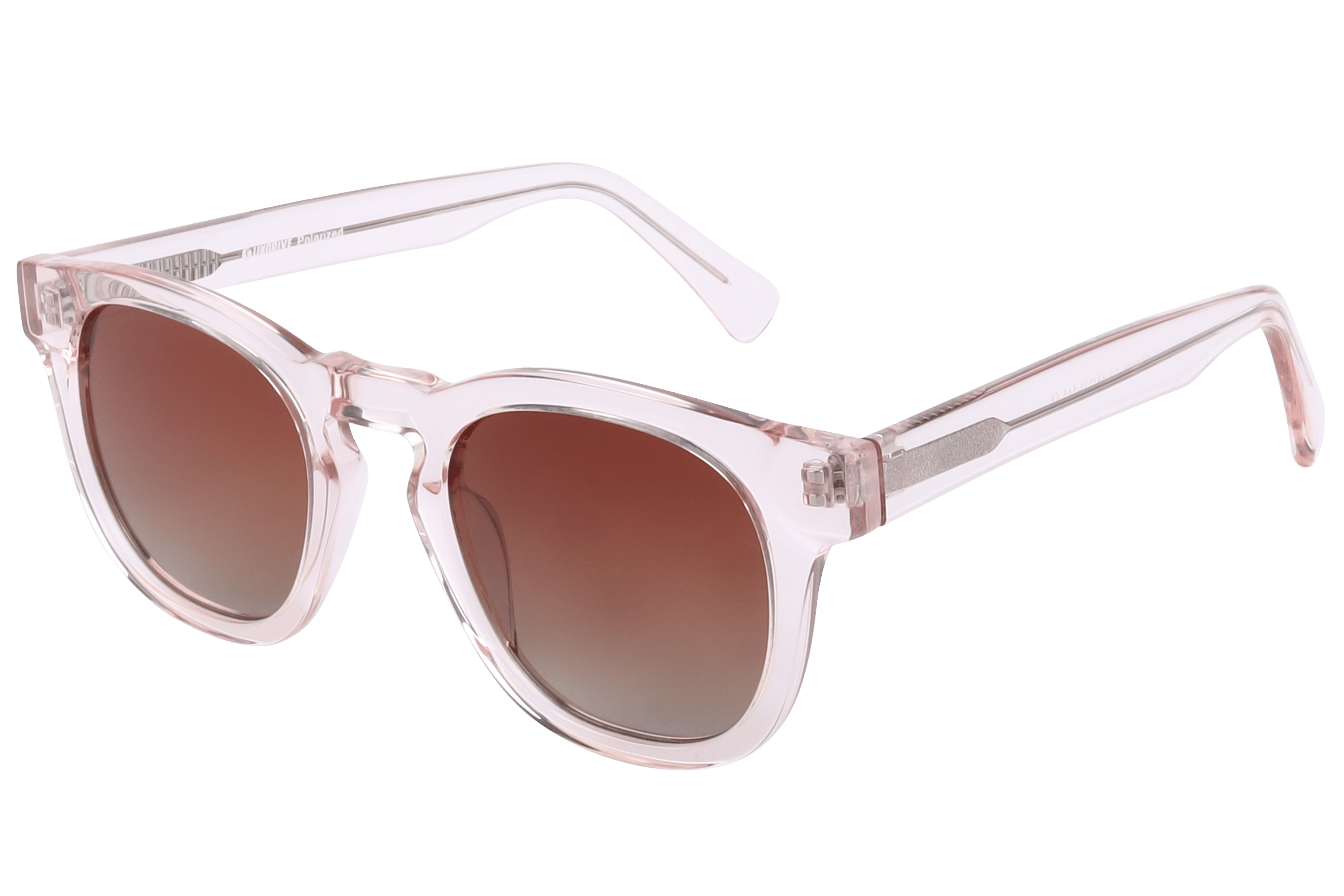 Inspira BOA8106 Sunglass Transparent Pink Unisex Full Shell — Transparent Pink frame
